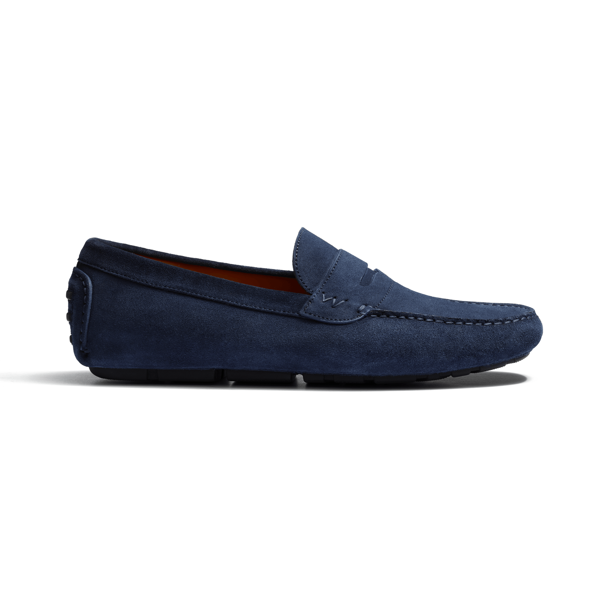 Mocassin de conduite [homme cuir veau velours marine]