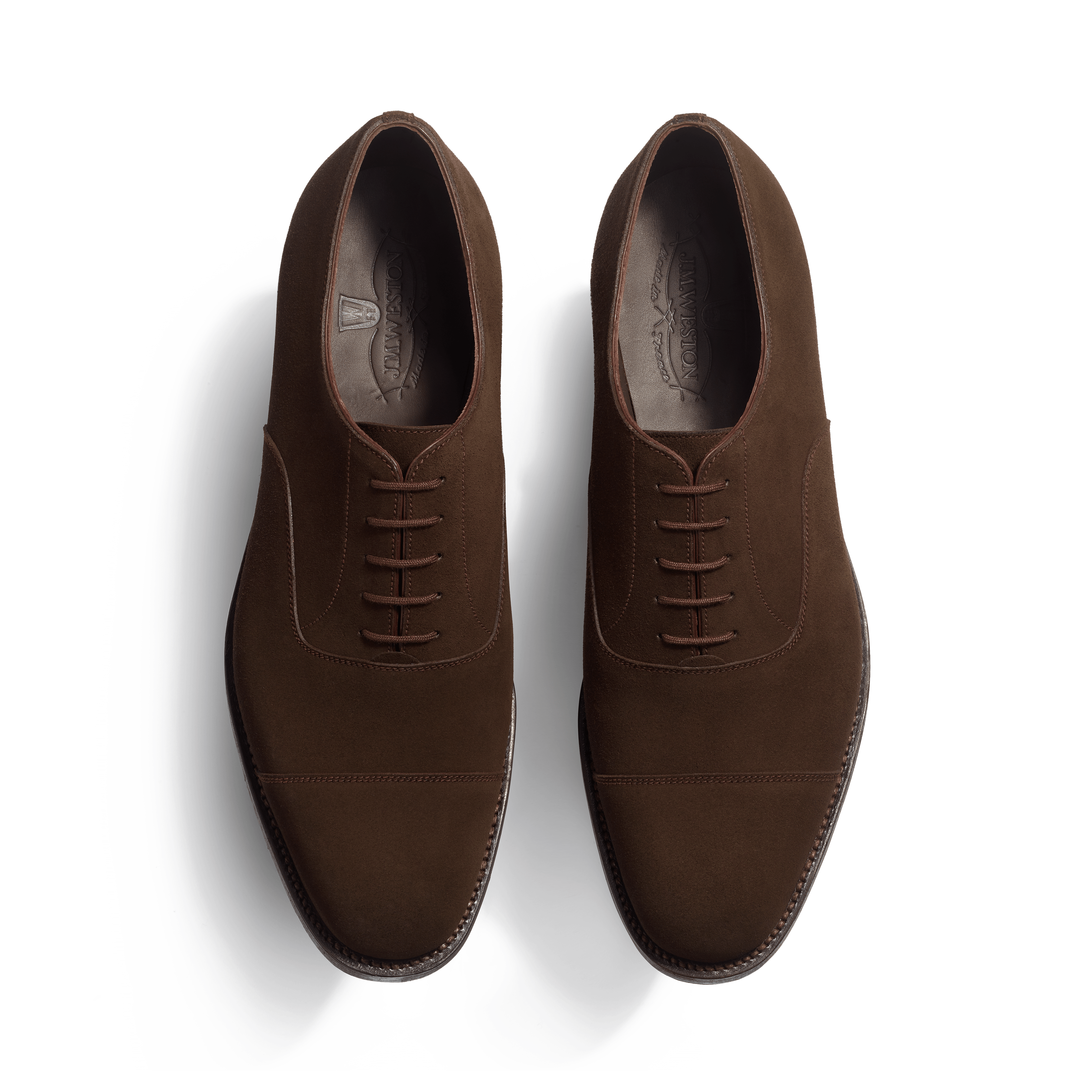 Men's brown cap toe dress shoes on sale