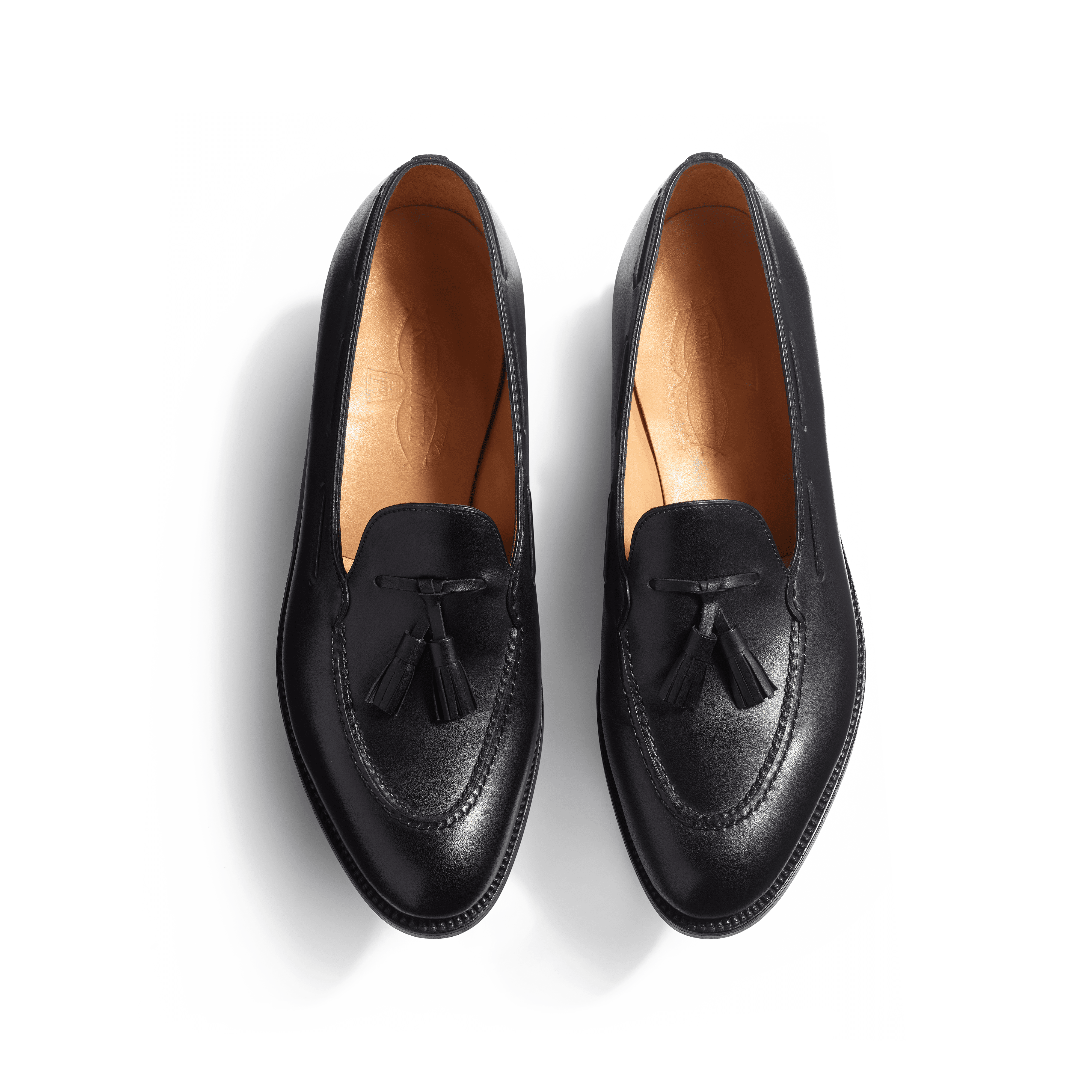 Men's Black Leather Tassel Loafer | J.M. Weston Men's Black Leather Tassel Loafer | J.M. Weston