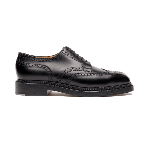 Men's Black Leather Triple Sole Derby – J.M. Weston