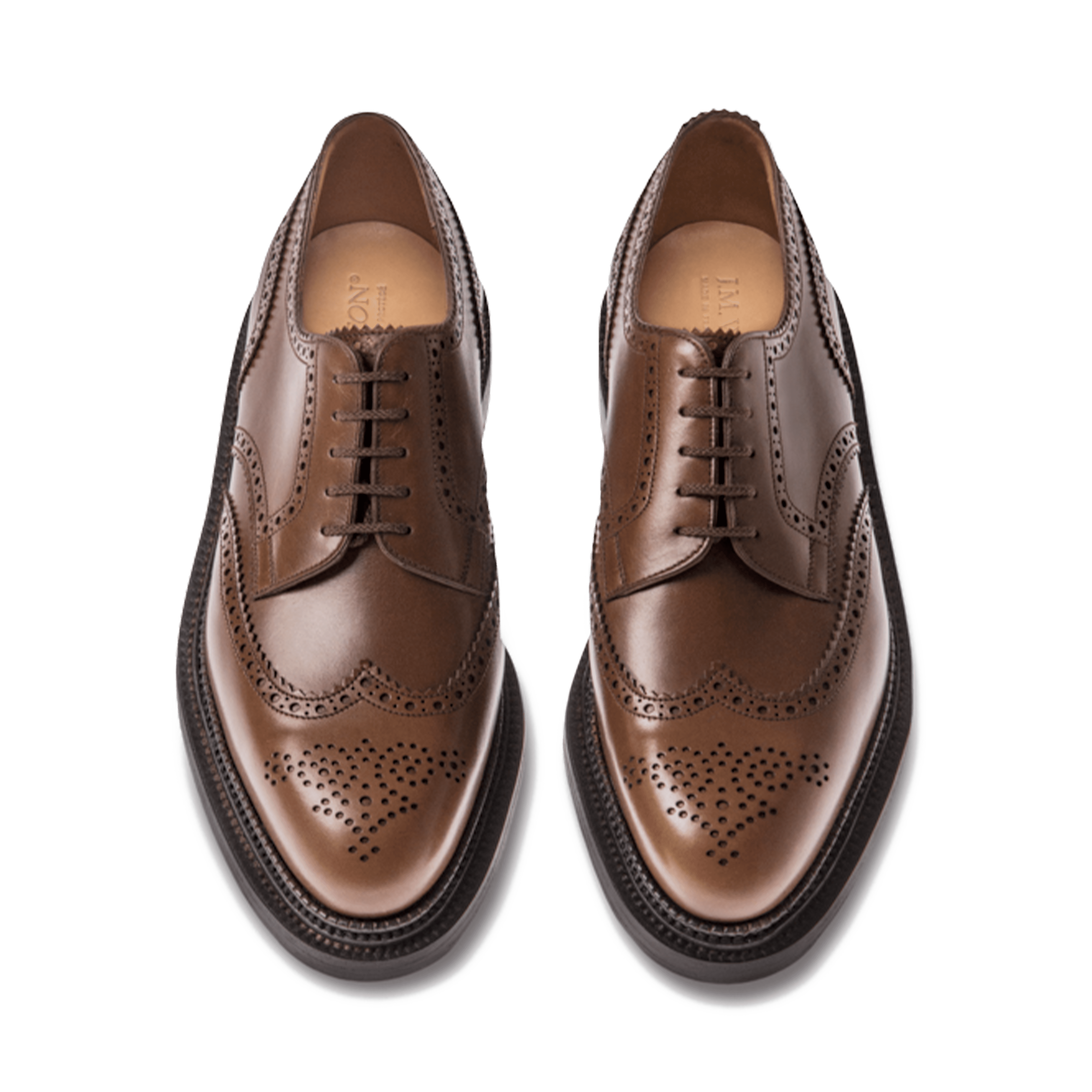 Men's Brown Leather Triple Sole Derby – J.M. Weston