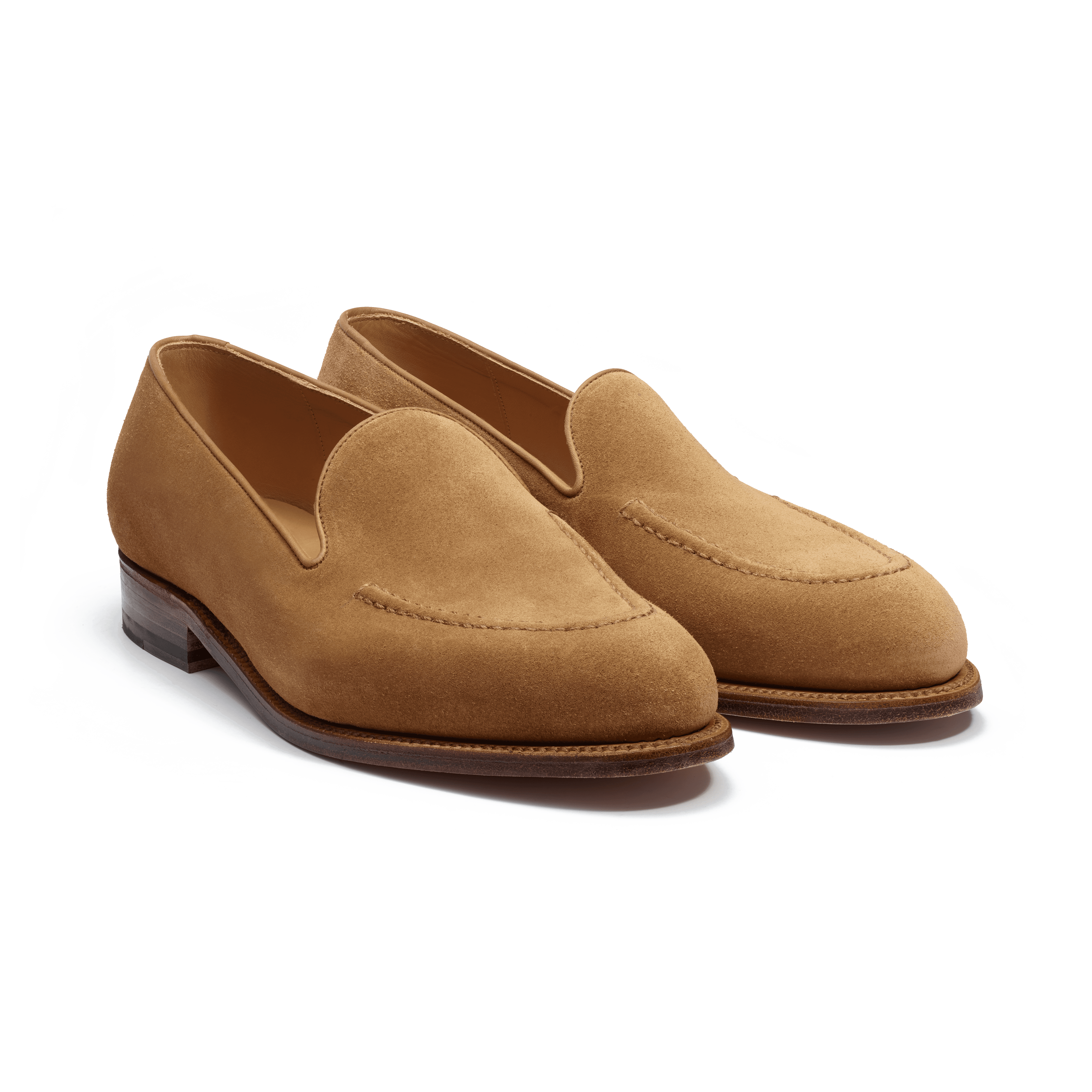 Camel 2025 suede loafers