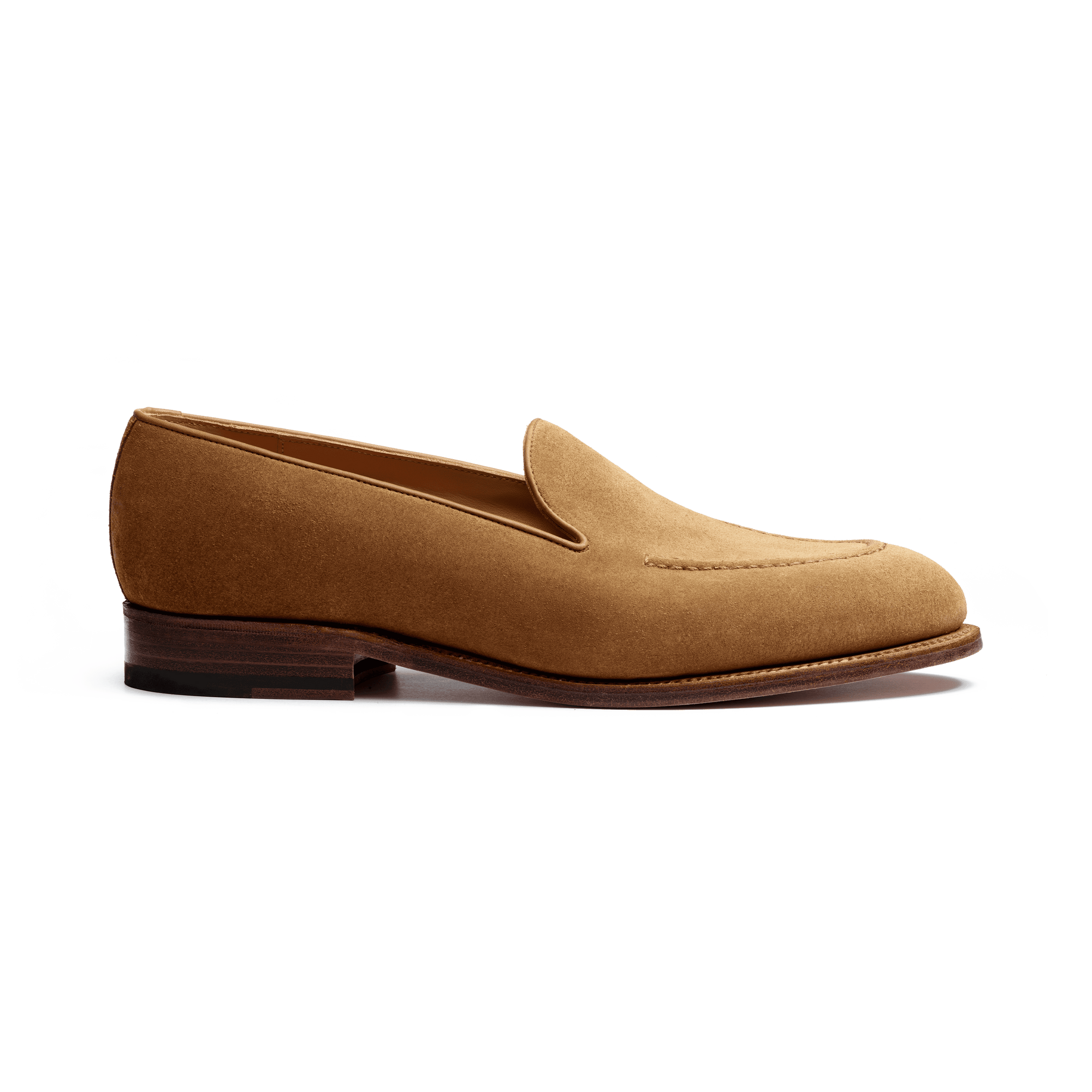 Mocassin Menton [homme velours marron camel]