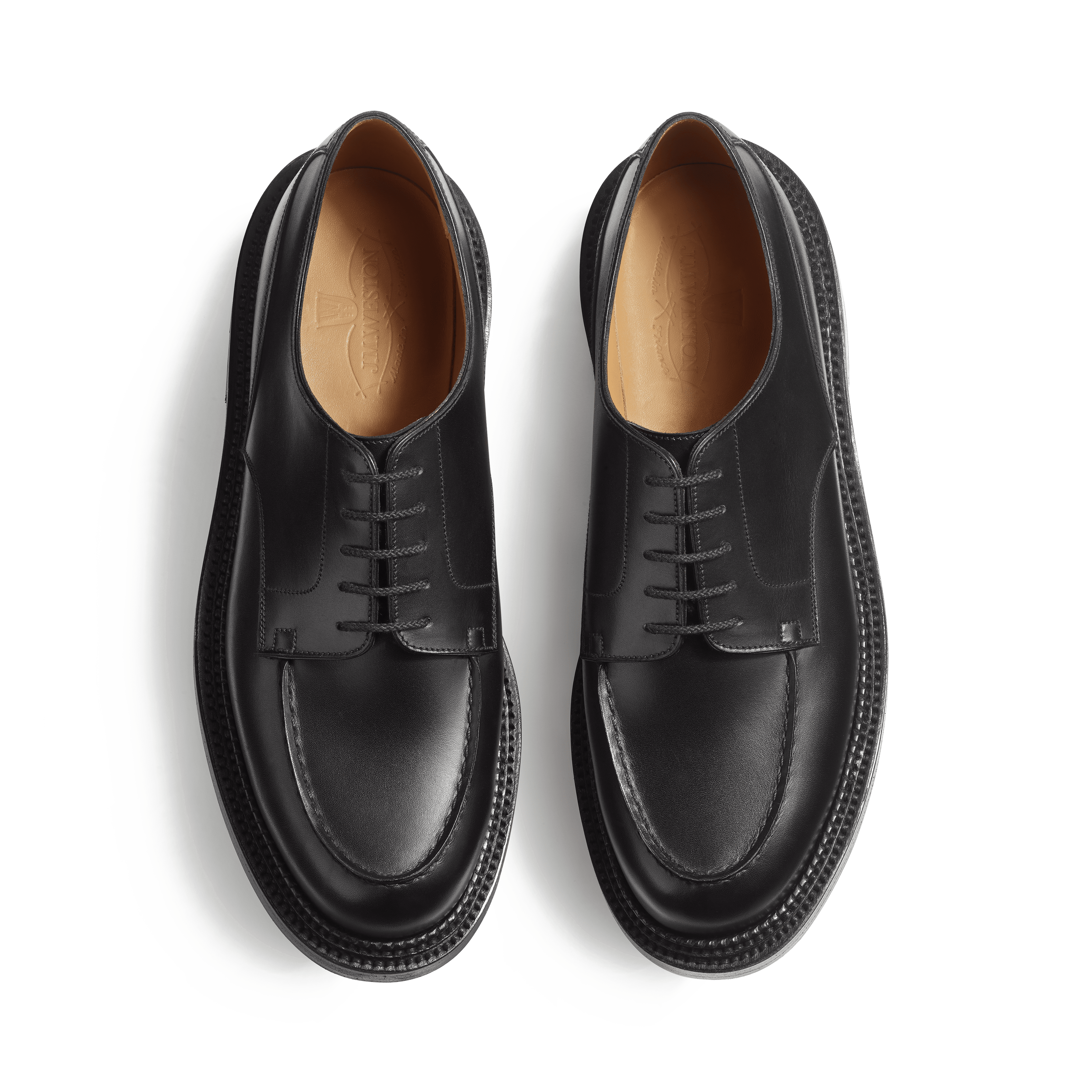 Men's Black Leather Triple Sole Golf Derby – J.M. Weston Men's Black Leather Triple Sole Golf Derby – J.M. Weston