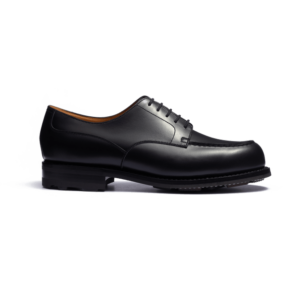 靴 J.M. WESTON GOLF 7D 641 BLACK RUSSIAN Men's Black Leather Golf Derby – J.M. Weston