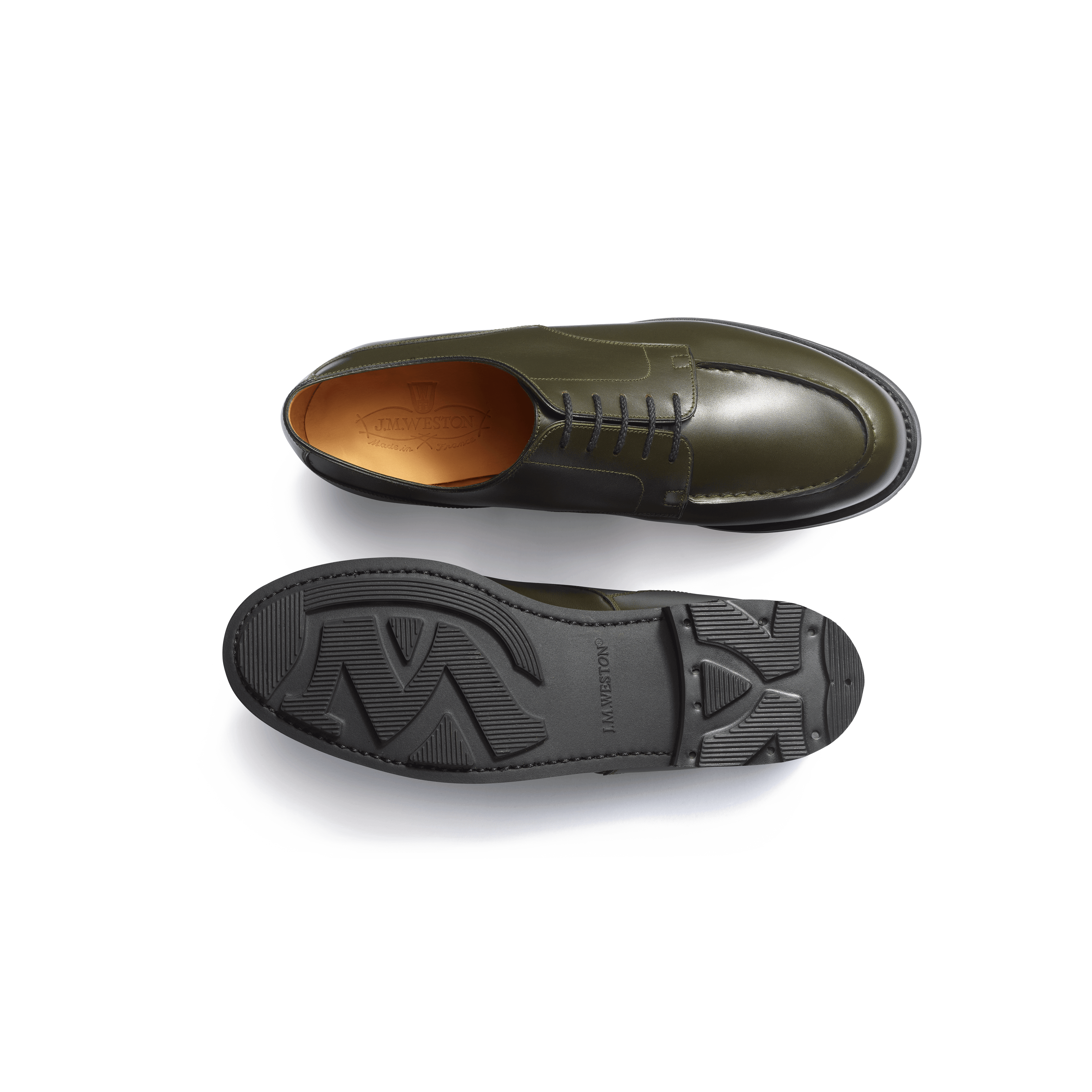 Men's Green Leather Golf Derby | J.M. Weston Men's Green Leather Golf Derby | J.M. Weston