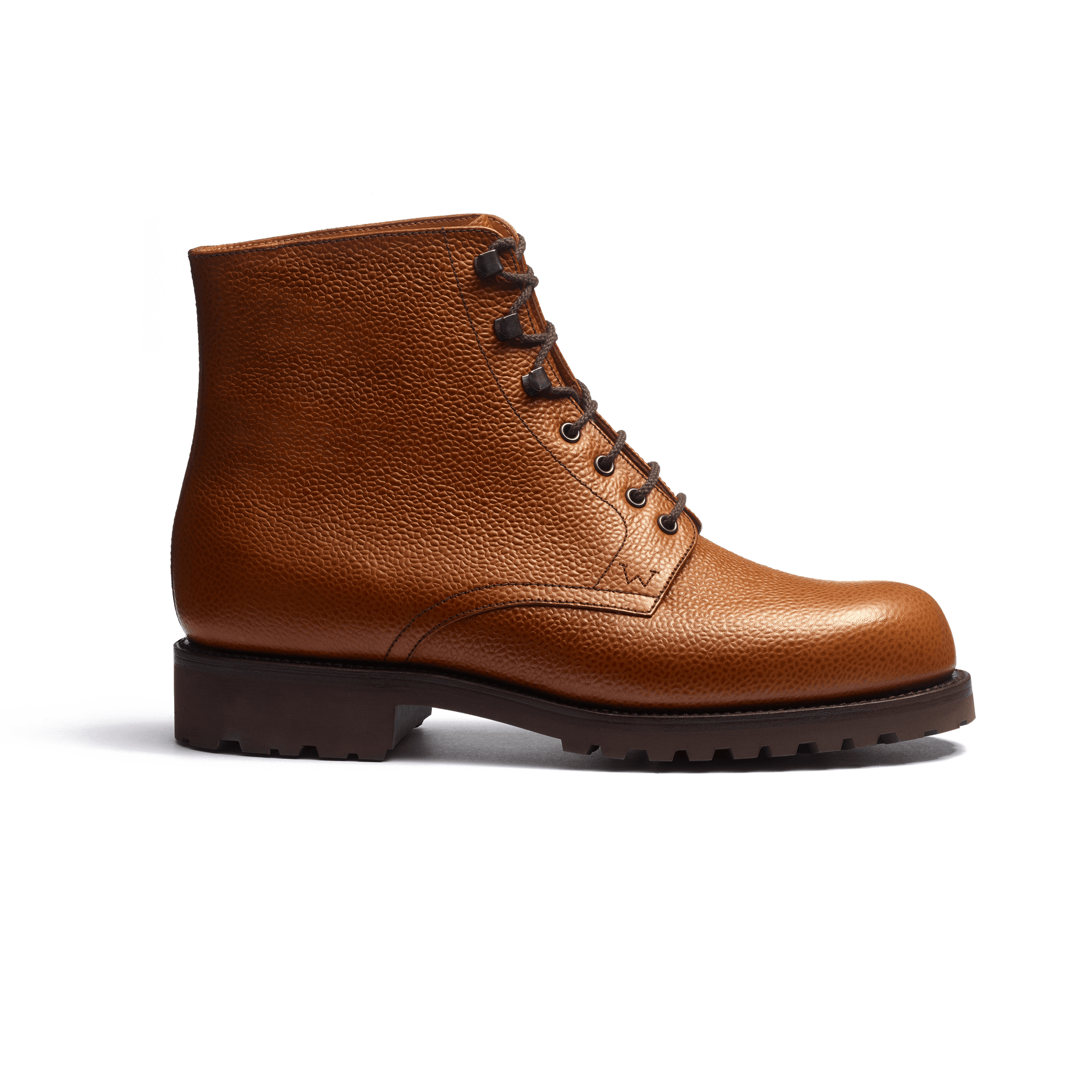 Worker boot [Men Tan caviar grain calfskin]