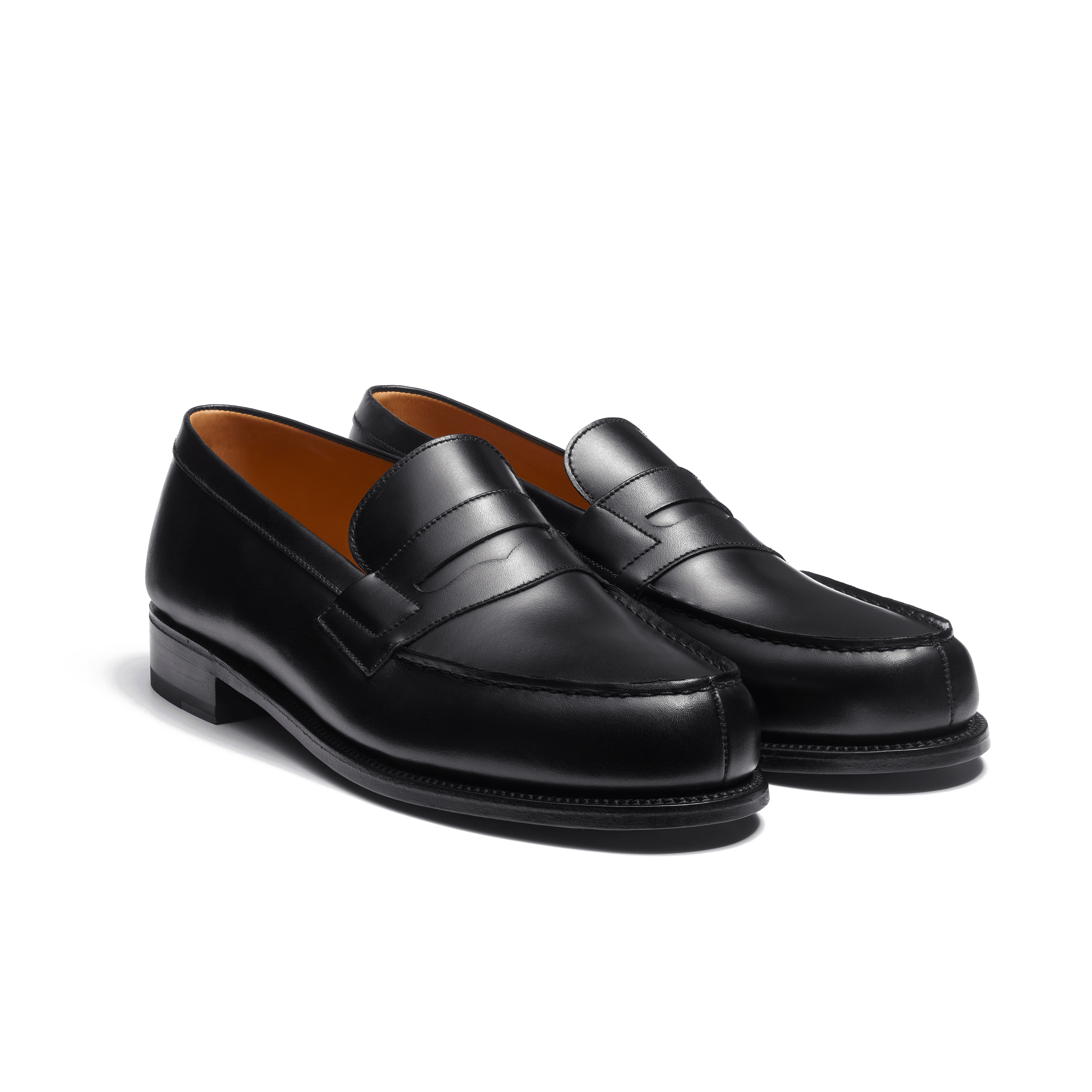 Men's Black Leather 180 Loafer – J.M. Weston