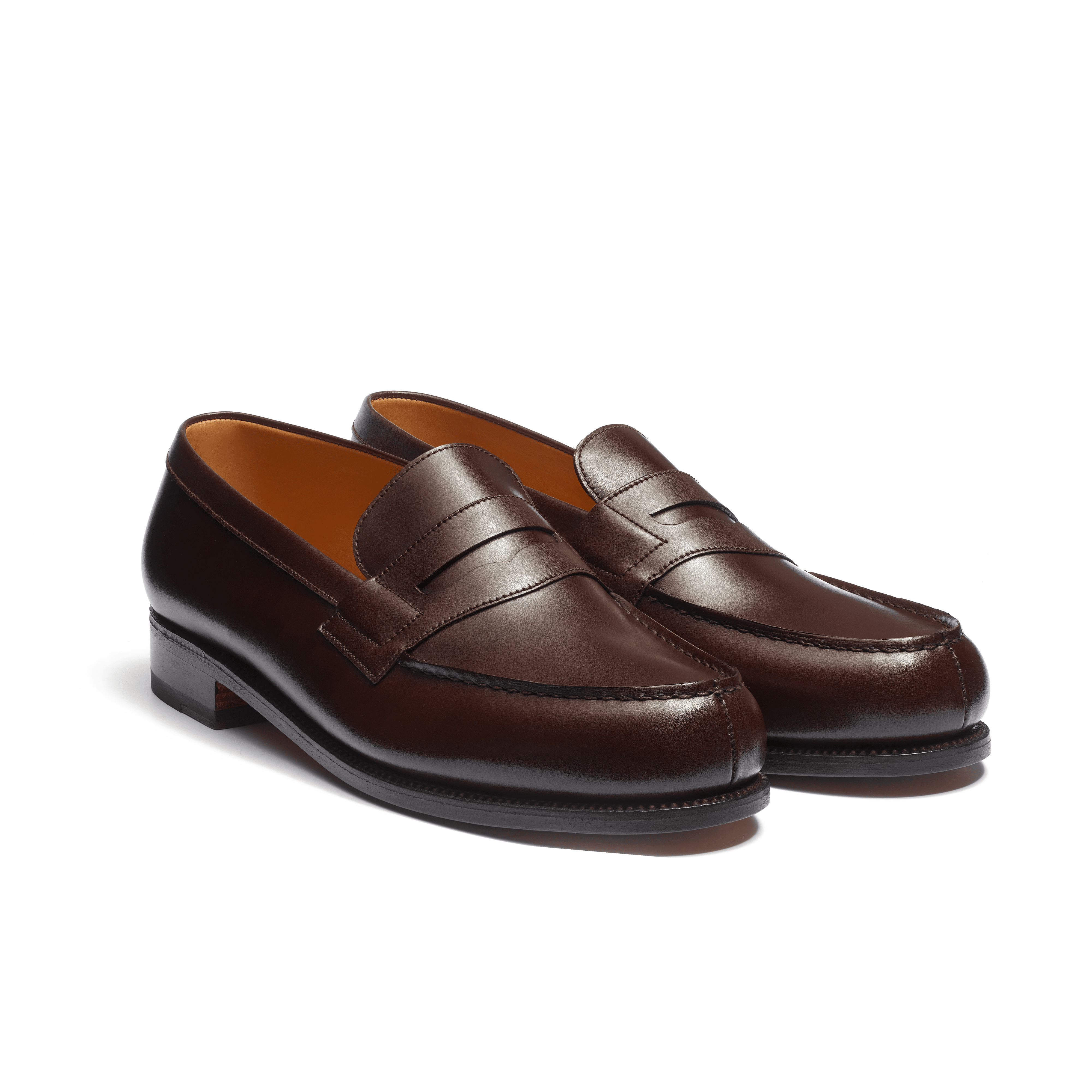 Men's Dark Brown Leather 180 Loafer | J.M. Weston Men's Dark Brown Leather 180 Loafer | J.M. Weston