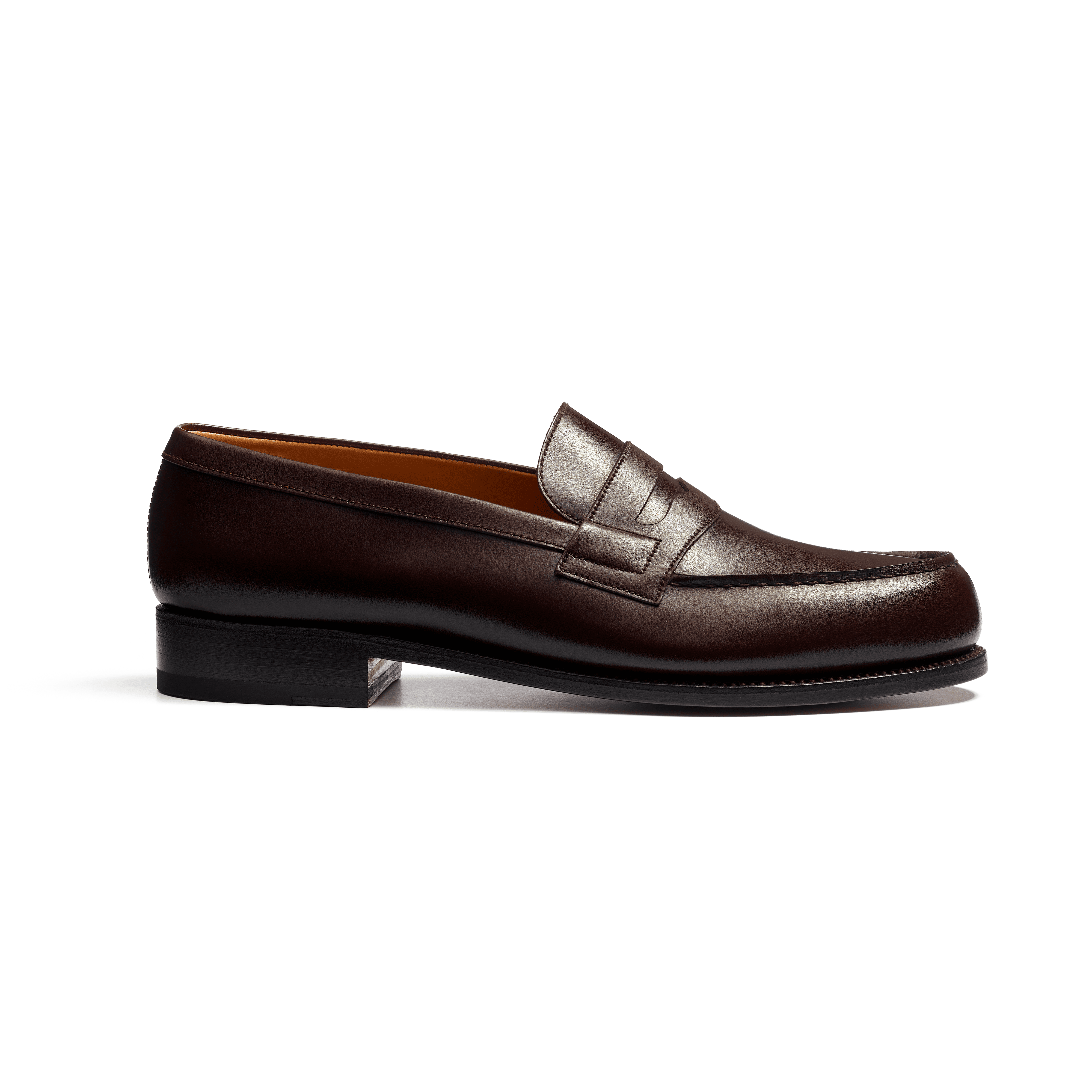 Men's Dark Brown Leather 180 Loafer – J.M. Weston