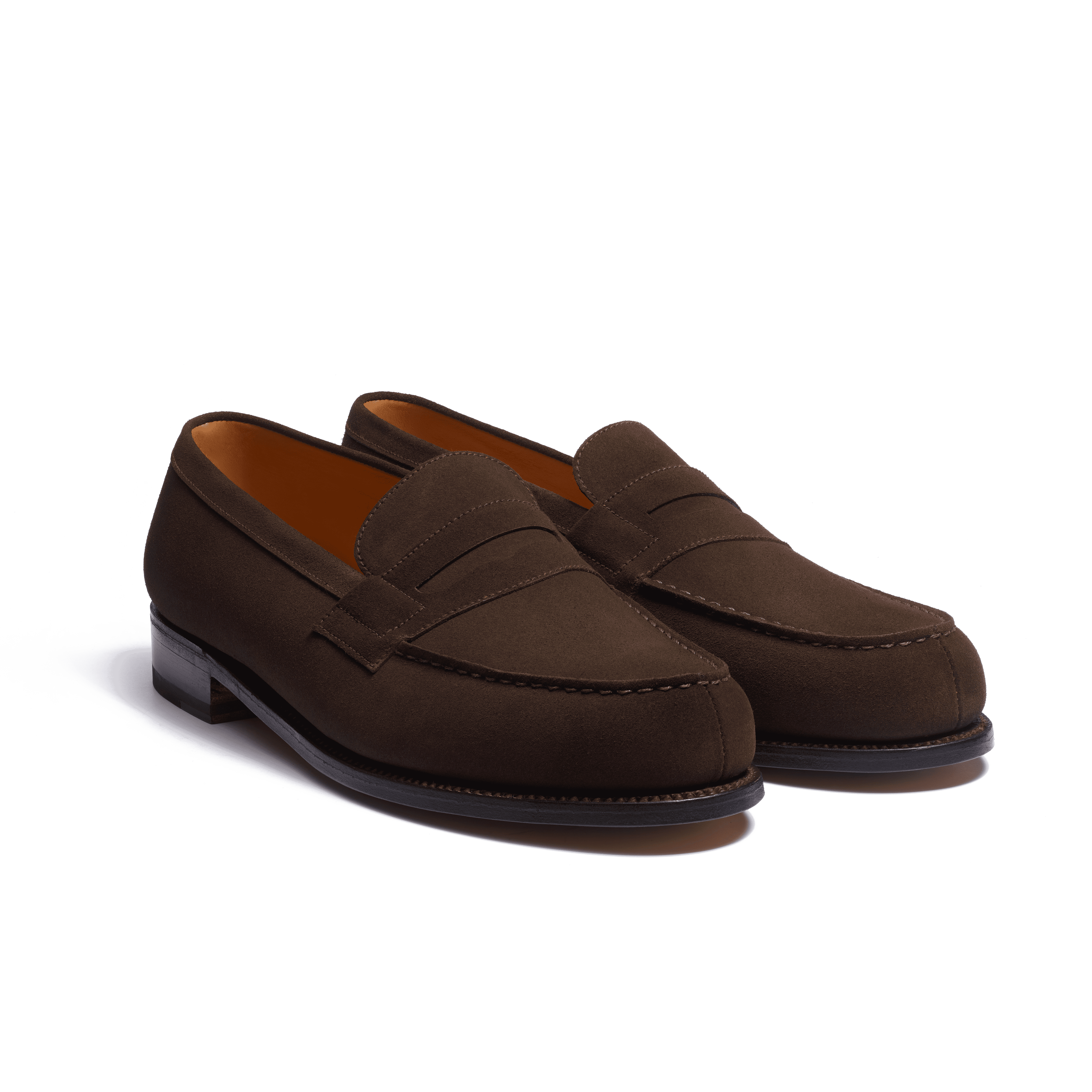 Men s Brown Suede 180 Loafer J.M. Weston