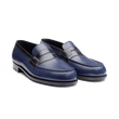  180 Loafer[Men Black & ocean blue boxcalf]