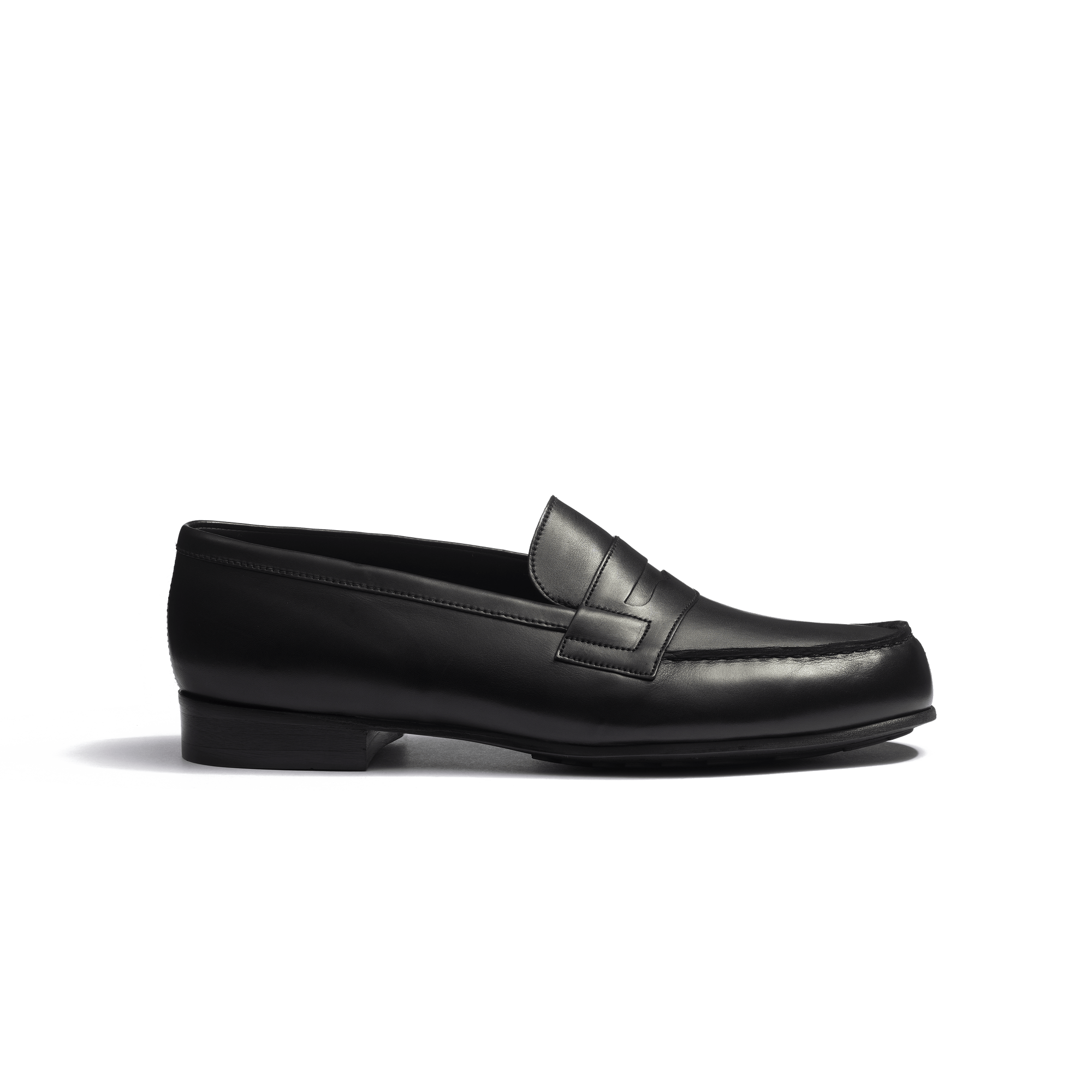 Mocassin 180 Léger [homme cuir veau lisse noir]