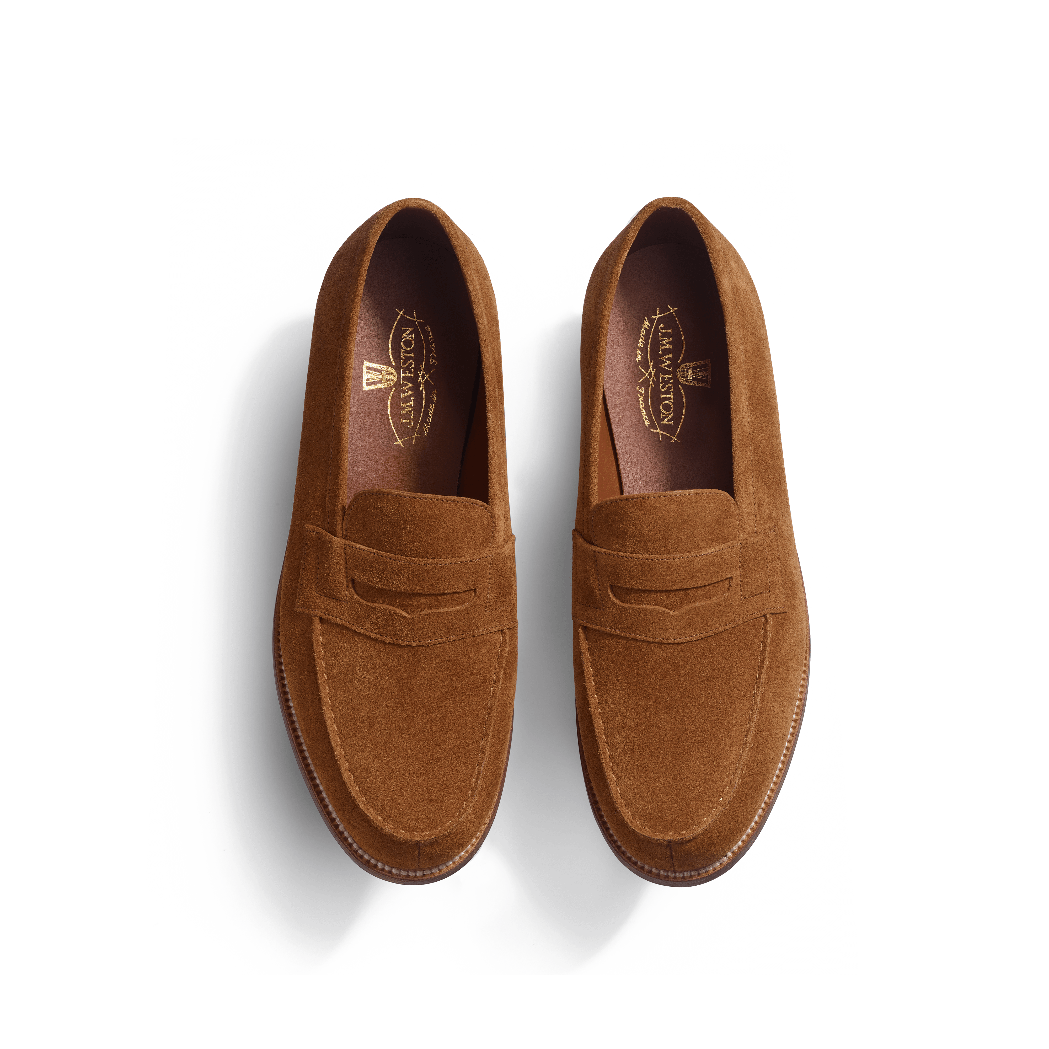 Men's Brown Suede 180 Loafer – J.M. Weston