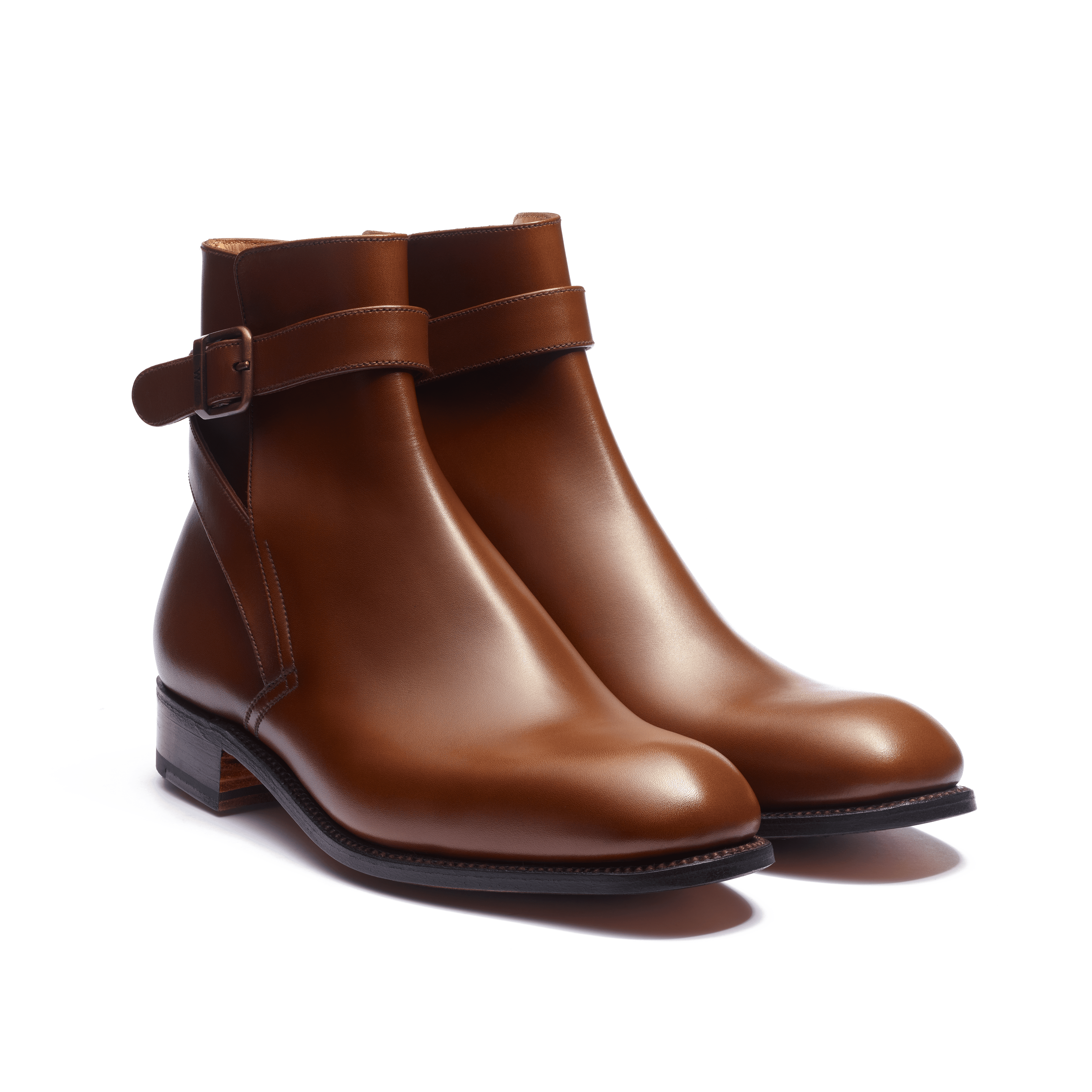 Bottine Jodhpur homme en cuir lisse marron J.M. Weston