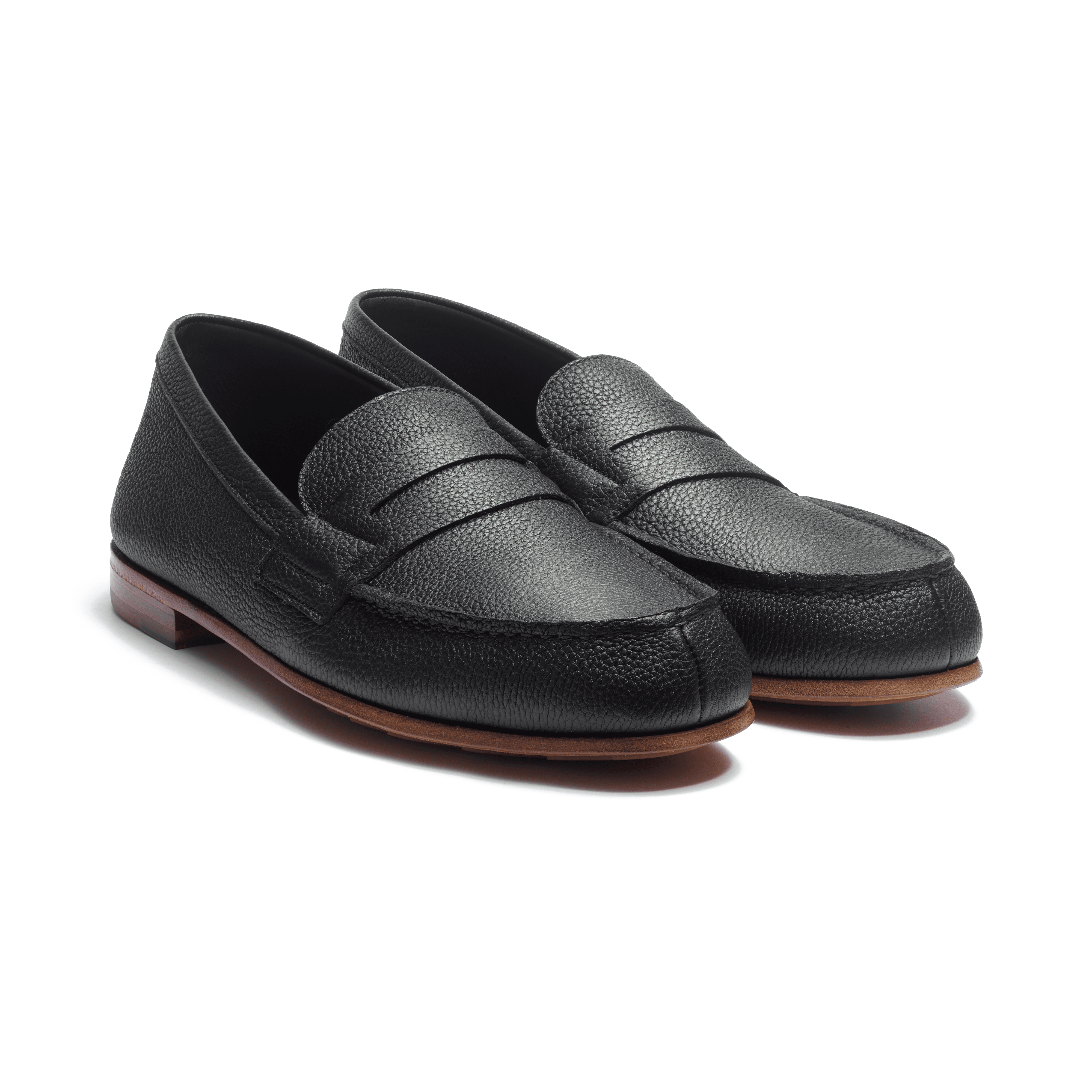 Men's Black Leather Le Moc' Weston Loafer | J.M. Weston Men's Black Leather Le Moc' Weston Loafer | J.M. Weston