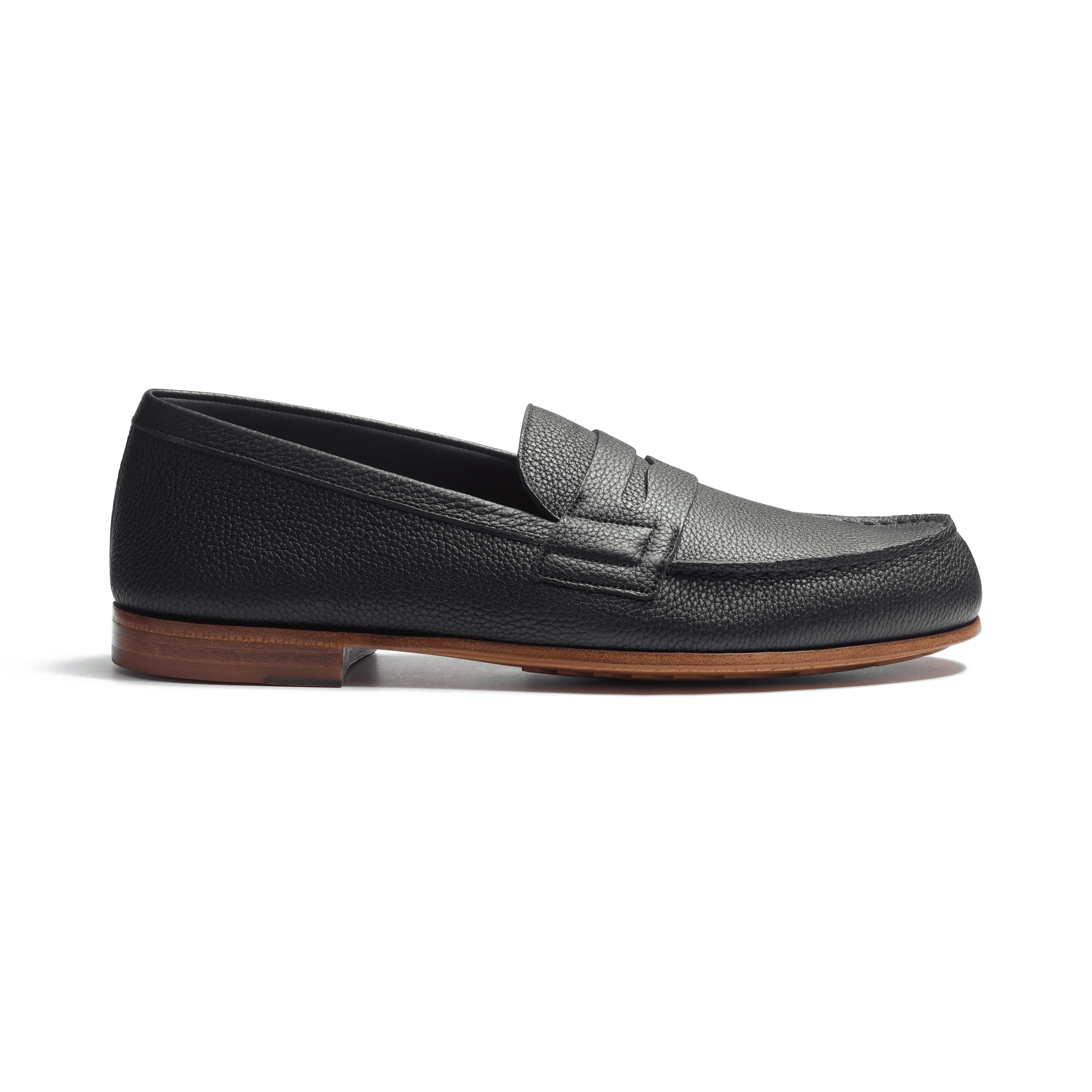Men's Black Leather Le Moc' Weston Loafer | J.M. Weston Men's Black Leather Le Moc' Weston Loafer | J.M. Weston