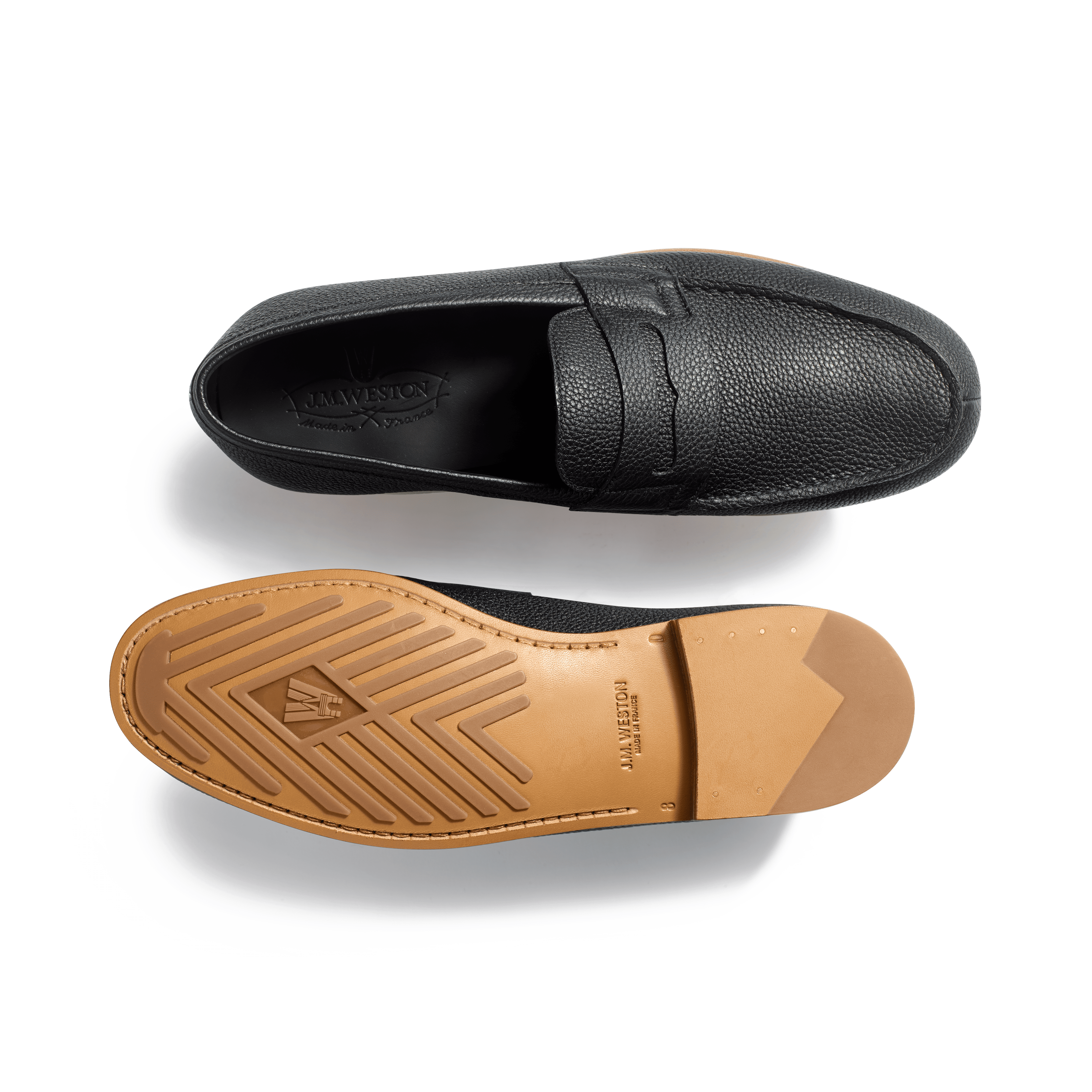 Men's Black Leather Le Moc' Weston Loafer | J.M. Weston Men's Black Leather Le Moc' Weston Loafer | J.M. Weston