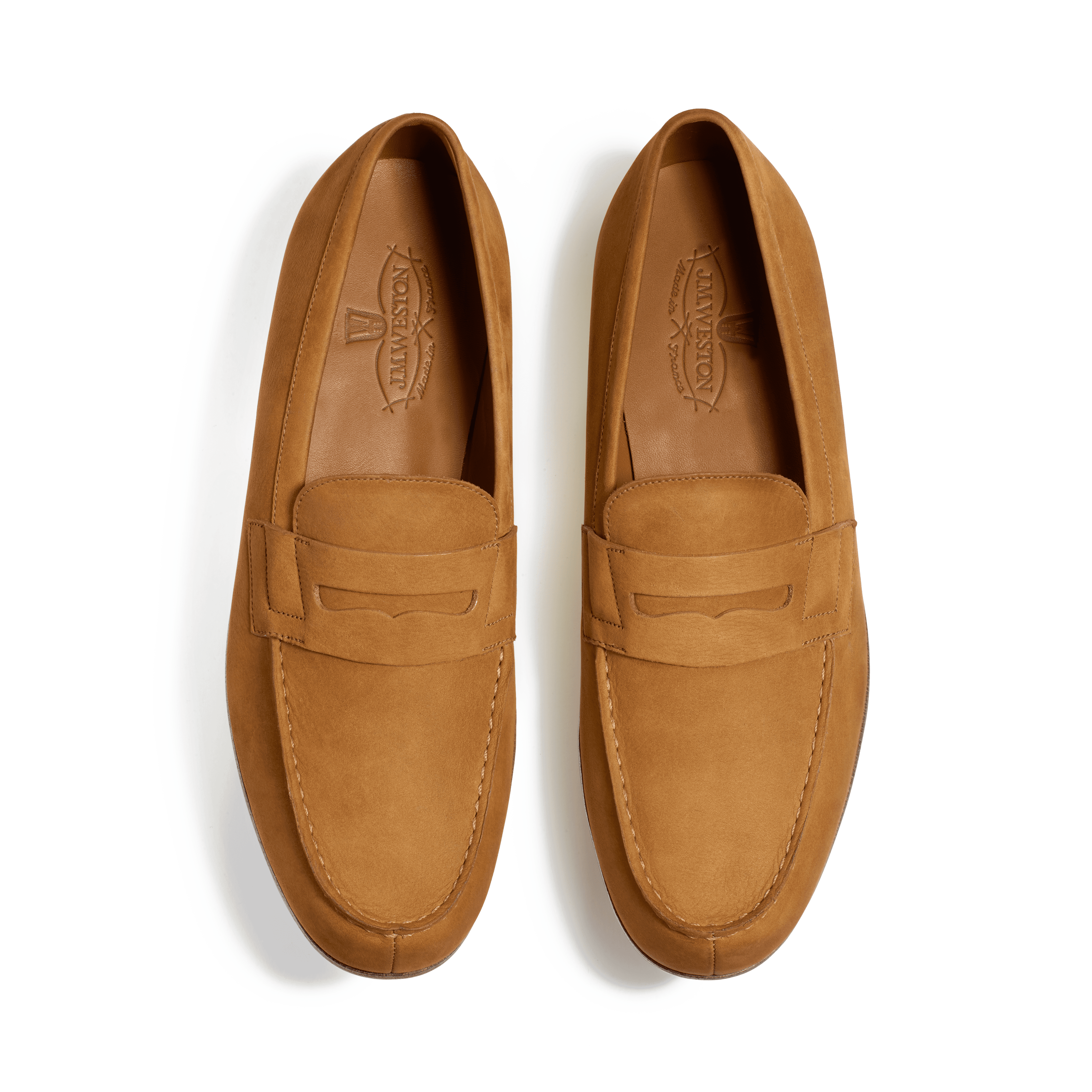 Men's Camel Nubuck Le Moc' Weston Loafer | J.M. Weston Men's Camel Nubuck Le Moc' Weston Loafer | J.M. Weston