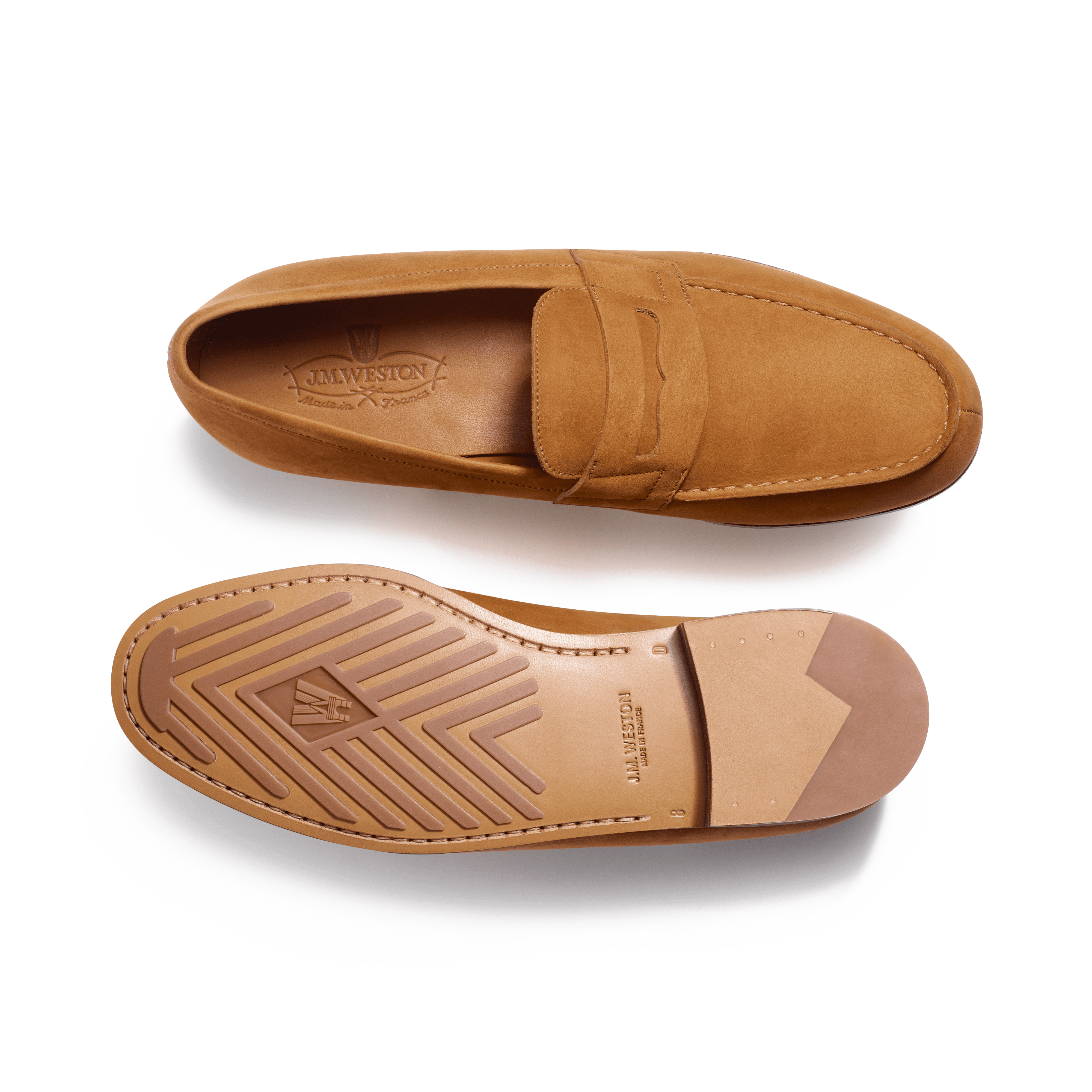 Men's Camel Nubuck Le Moc' Weston Loafer | J.M. Weston Men's Camel Nubuck Le Moc' Weston Loafer | J.M. Weston