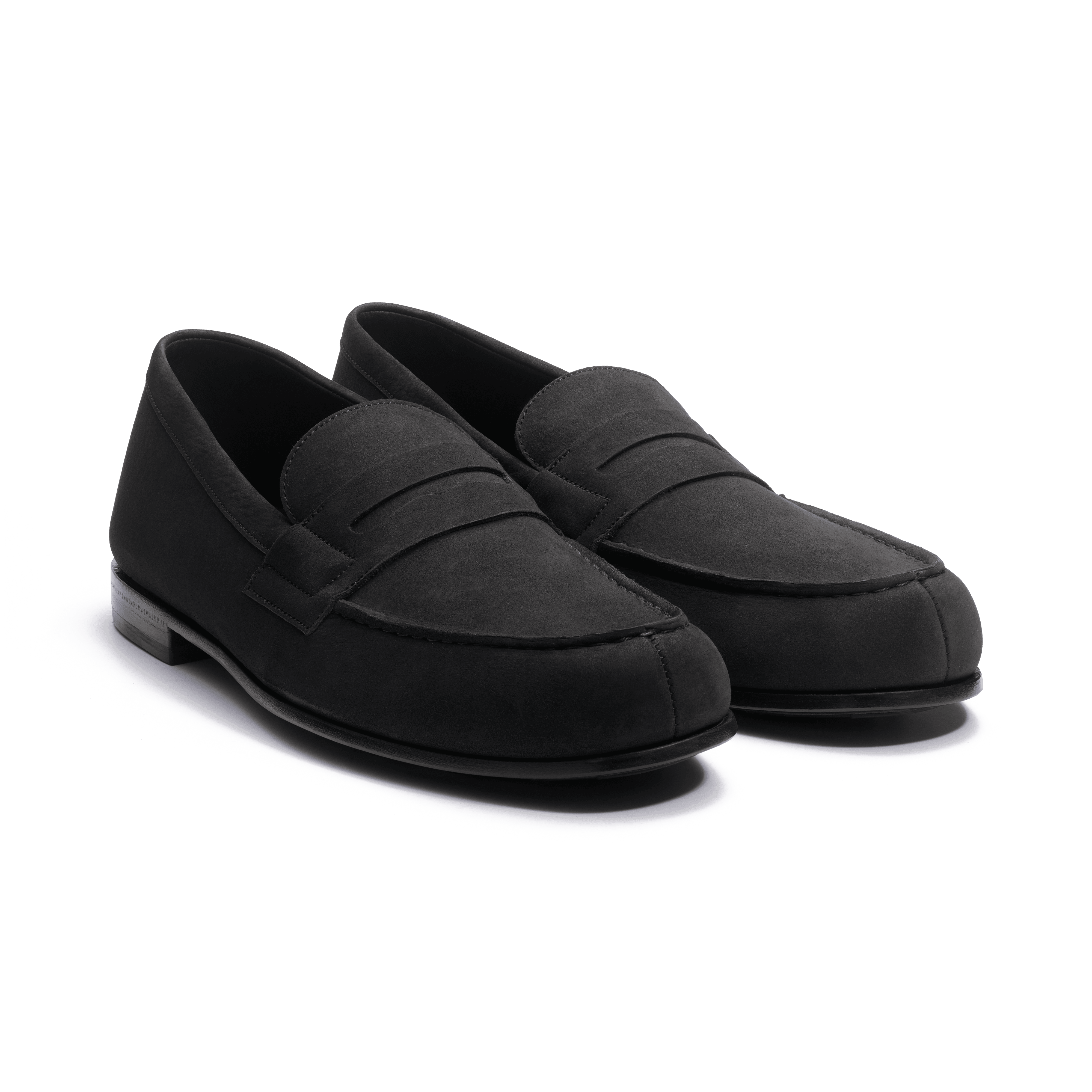 Men's Black Suede Le Moc' Weston Loafer | J.M. Weston Men's Black Suede Le Moc' Weston Loafer | J.M. Weston