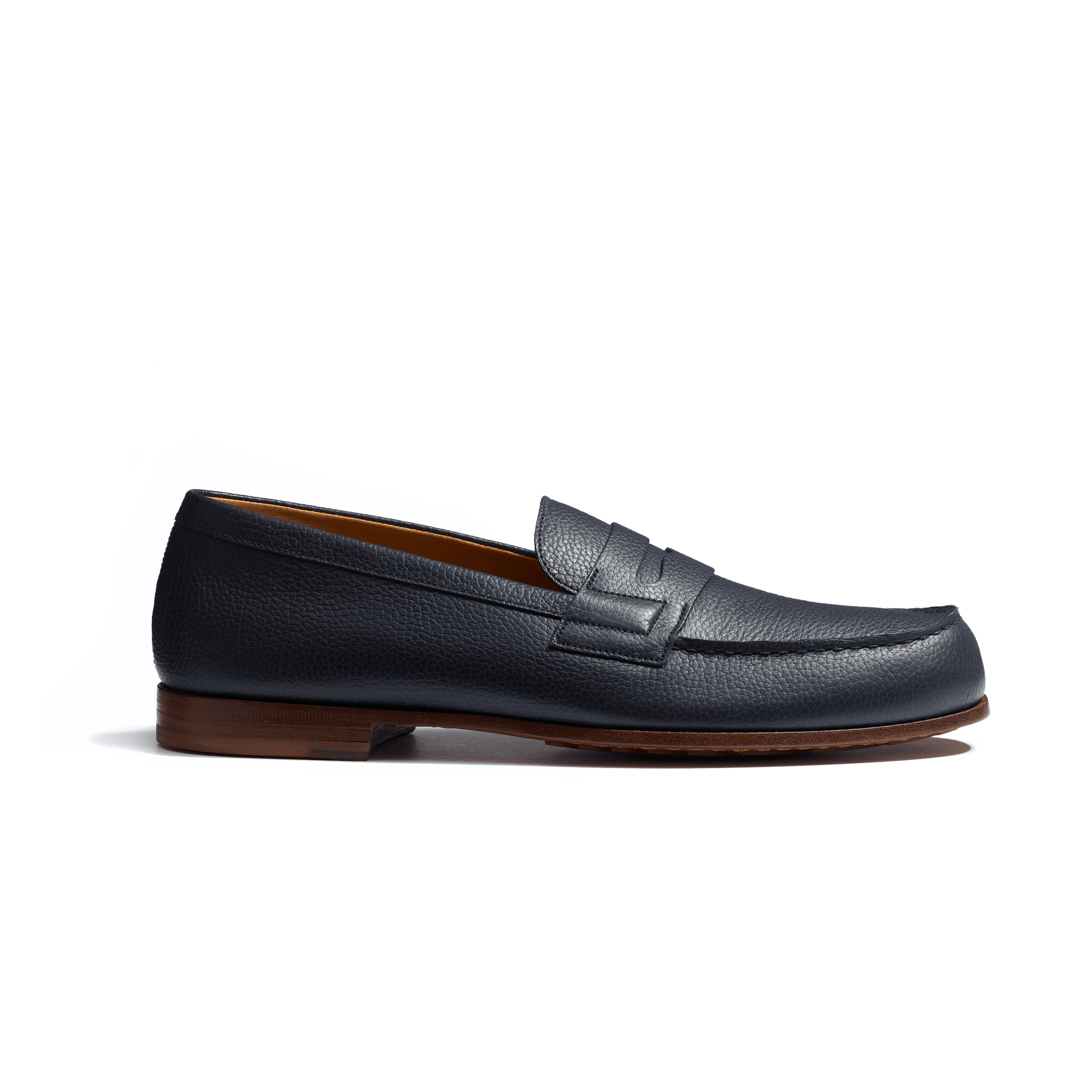 Le Moc' Weston Loafer[Men Navy grained calfskin]