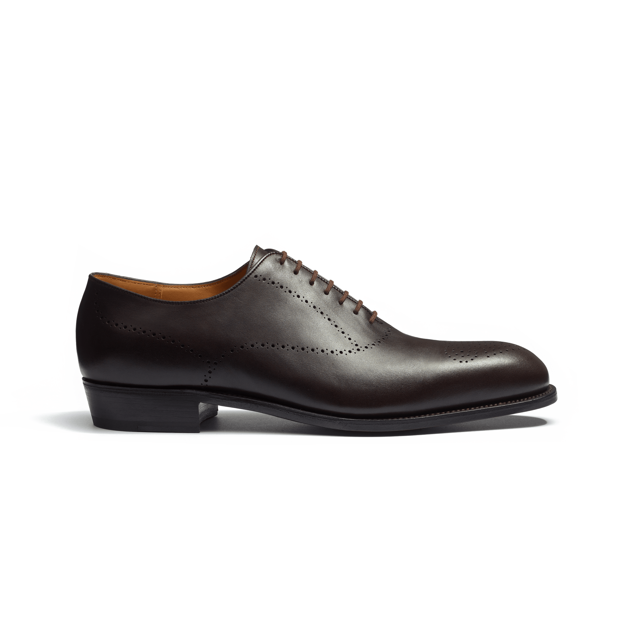 Richelieu Savile perforé [Homme cuir veau box marron mélèze]