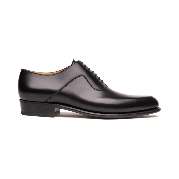 Men s Graphic 7 Eyelets Oxford Shoe Black Leather J.M. Weston