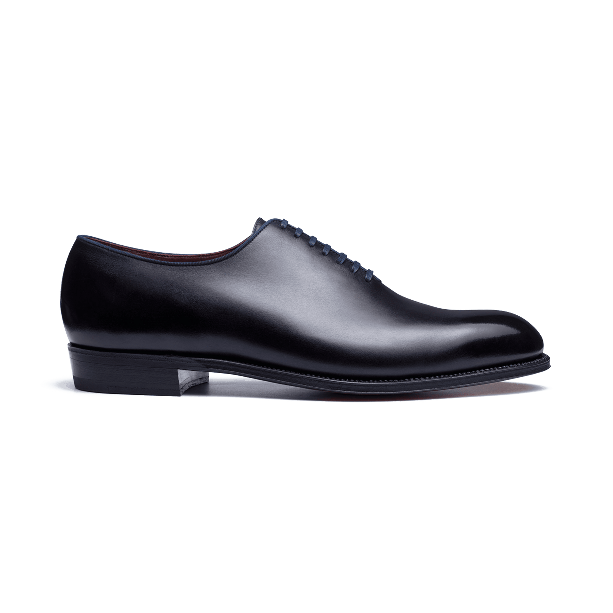 Ultra One Cut Oxford Shoe[Men Blue tamponato finish calfskin]