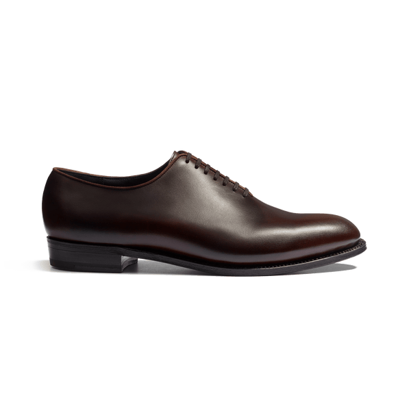 Men's Ultra One Cut Oxford Shoe Brown Leather – J.M. Weston