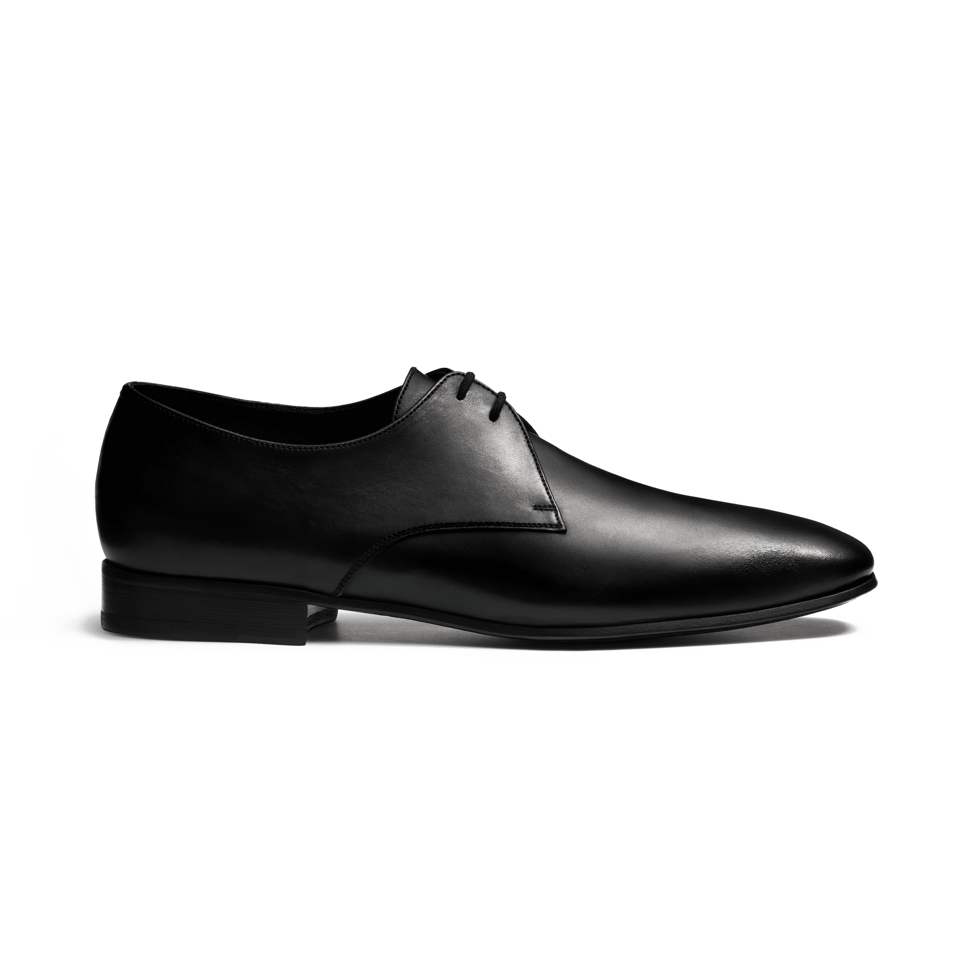 Derby Cannes [homme cuir lisse noir]