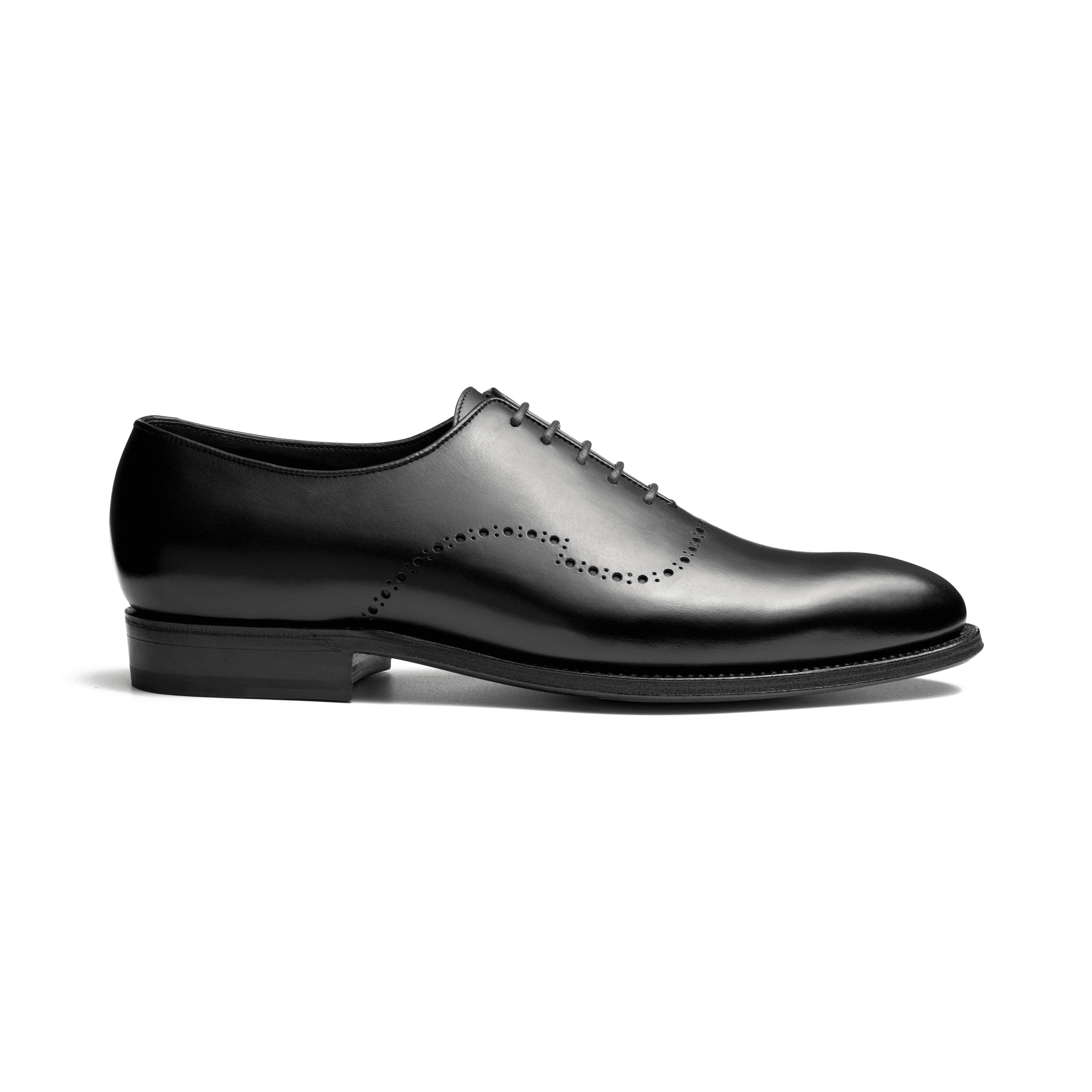 Richelieu noir one cut, Richelieu chaussure homme