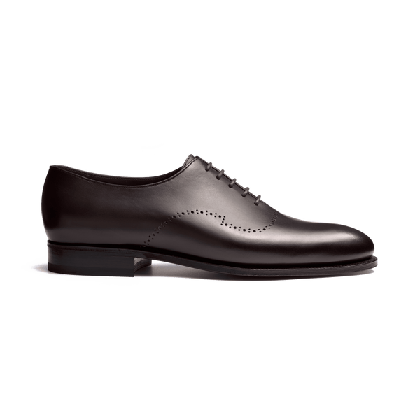 Richelieu One cut perforé Rémi Homme en cuir lisse marron mélèze