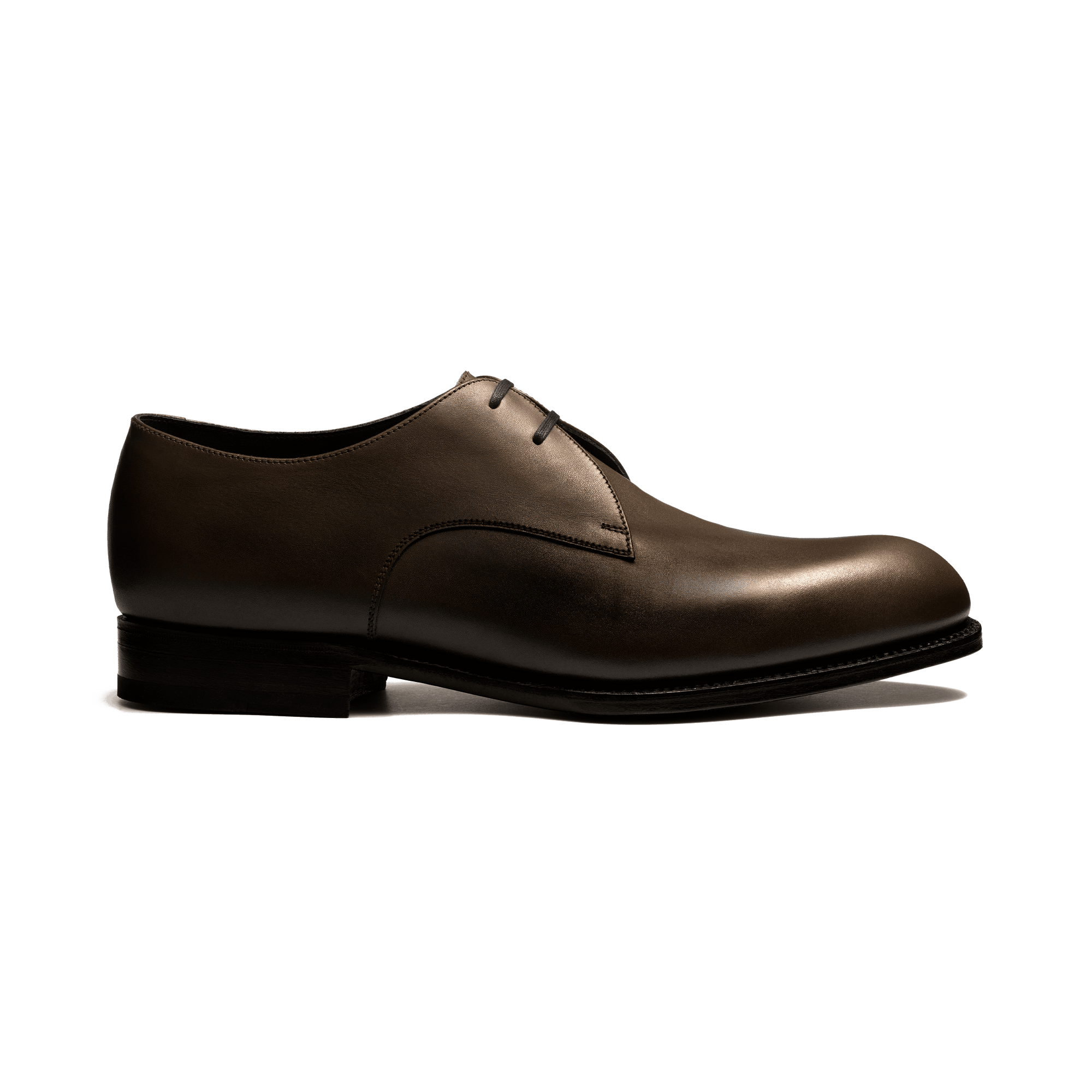 Derby Edouard [homme cuir lisse marron terre d'ombre]