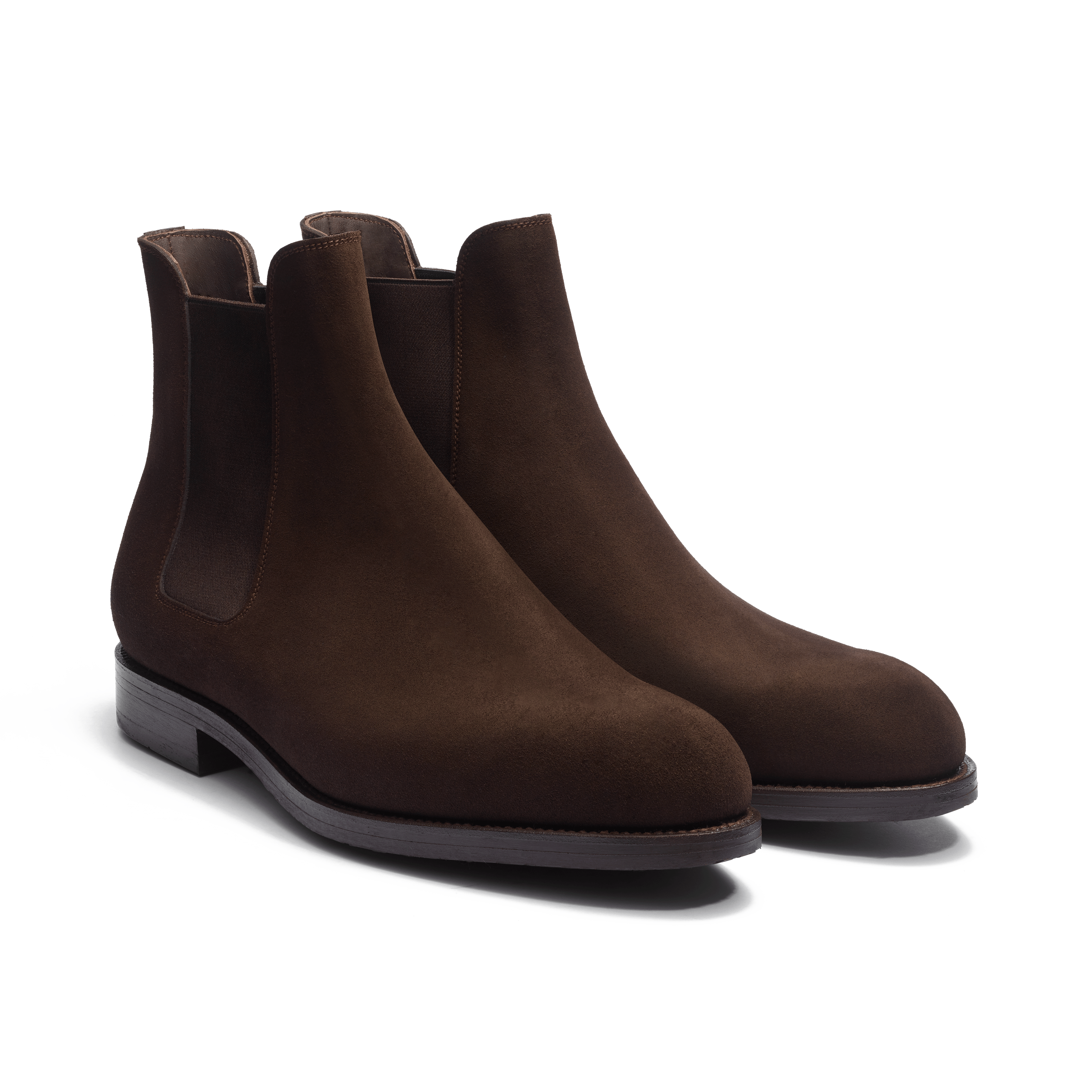 Chelsea boots shop dark brown suede