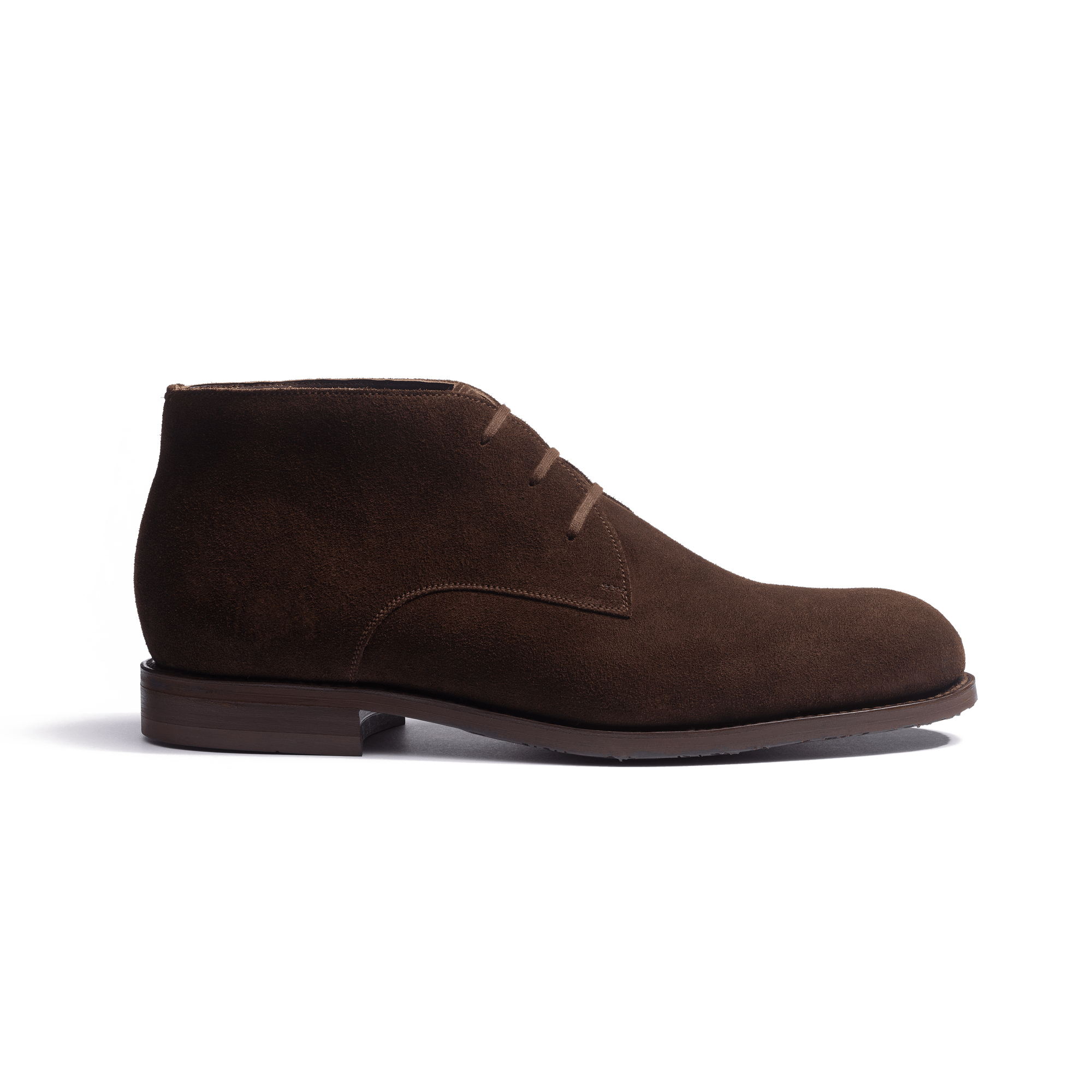 Bottine Chukka Edouard  [Homme cuir veau velours marron foncé]