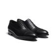 West Cap-toe Oxford Shoe[Men Black soft calfskin]
