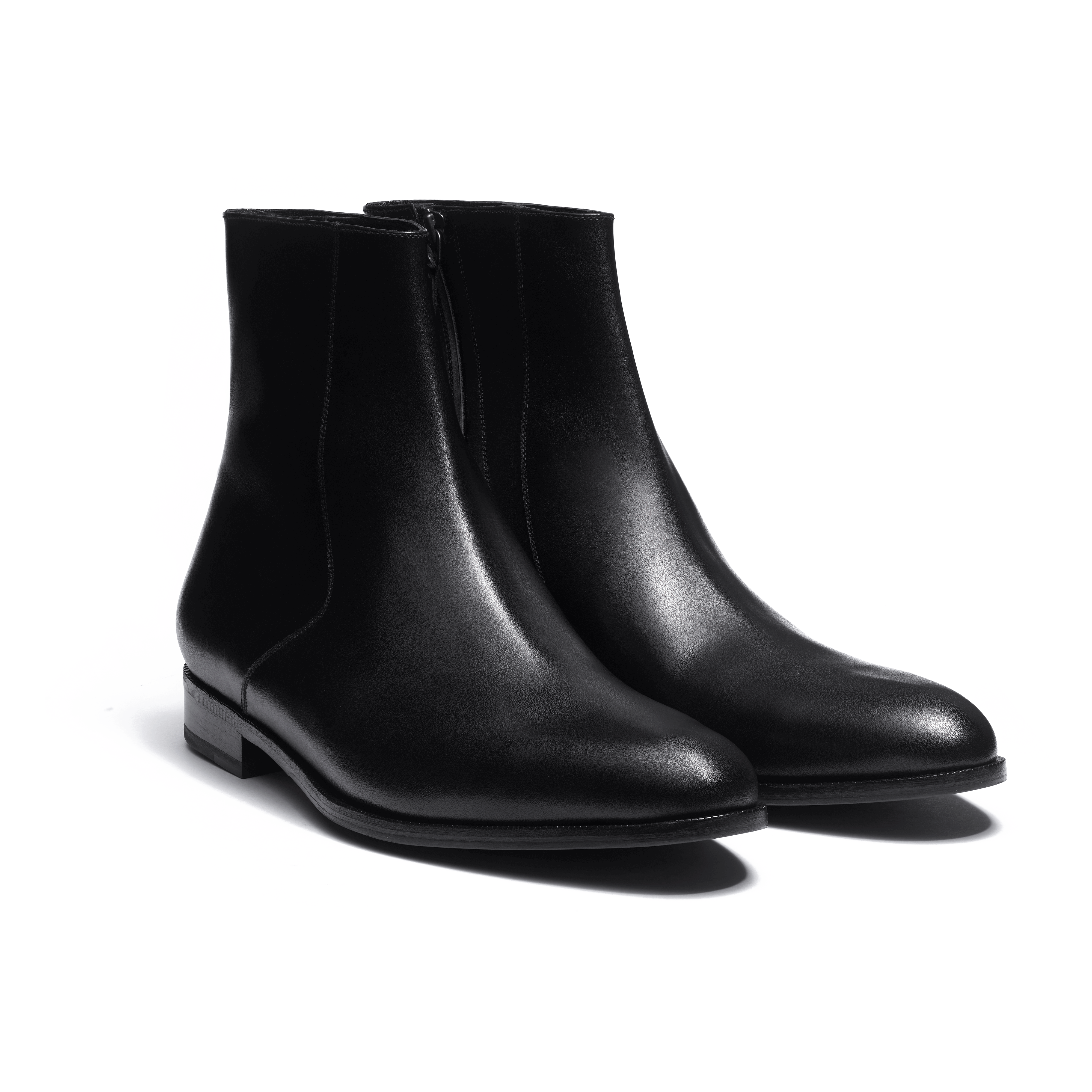 Men's Black Leather West Ankle Boot With Zip | J.M. Weston Men's Black Leather West Ankle Boot With Zip | J.M. Weston