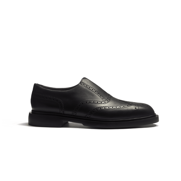 Men's Black Leather Walker Slip On Oxford – J.M. Weston