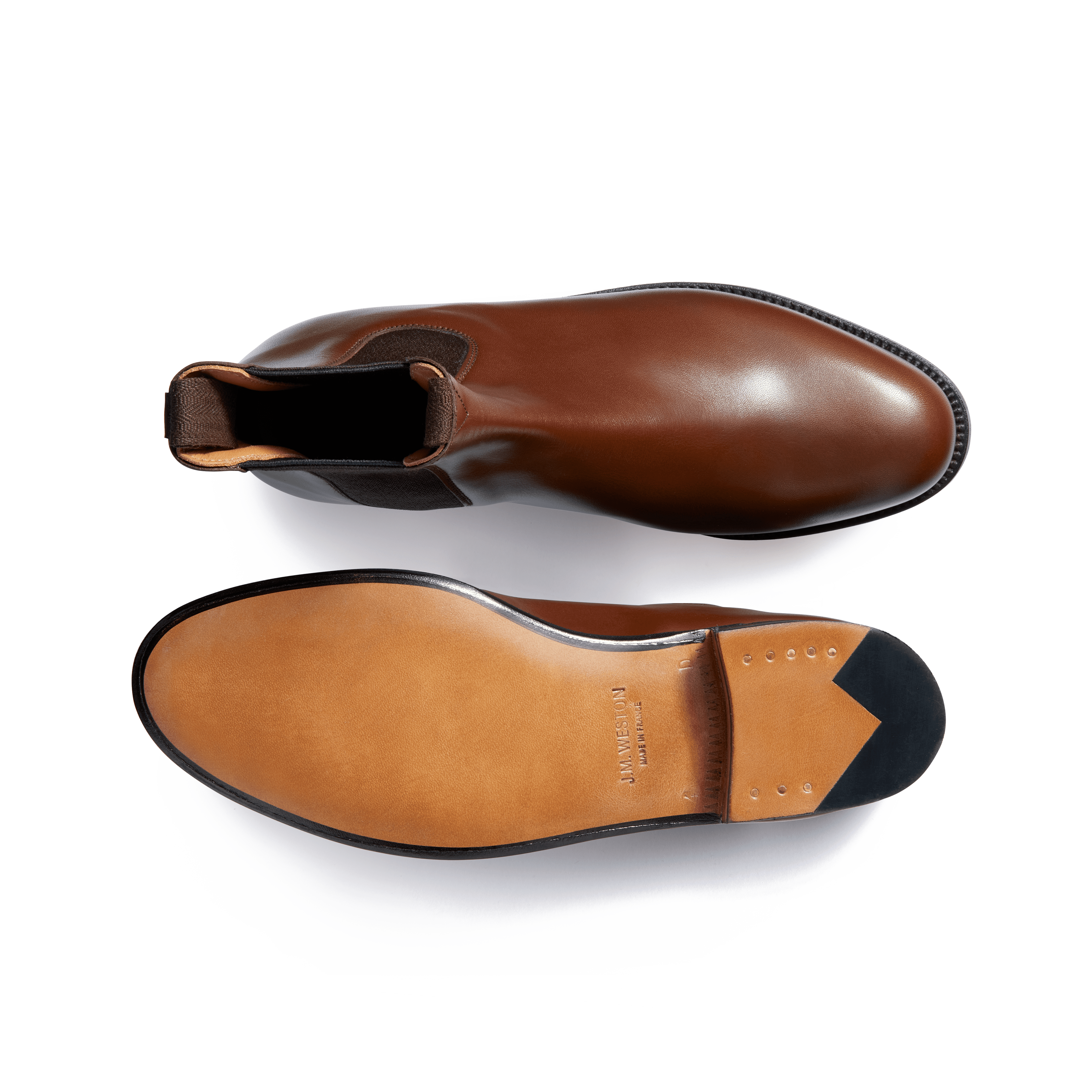 Women s Brown Leather Chelsea Boot J.M. Weston