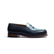180 Loafer [Women three shades of blue boxcalf]