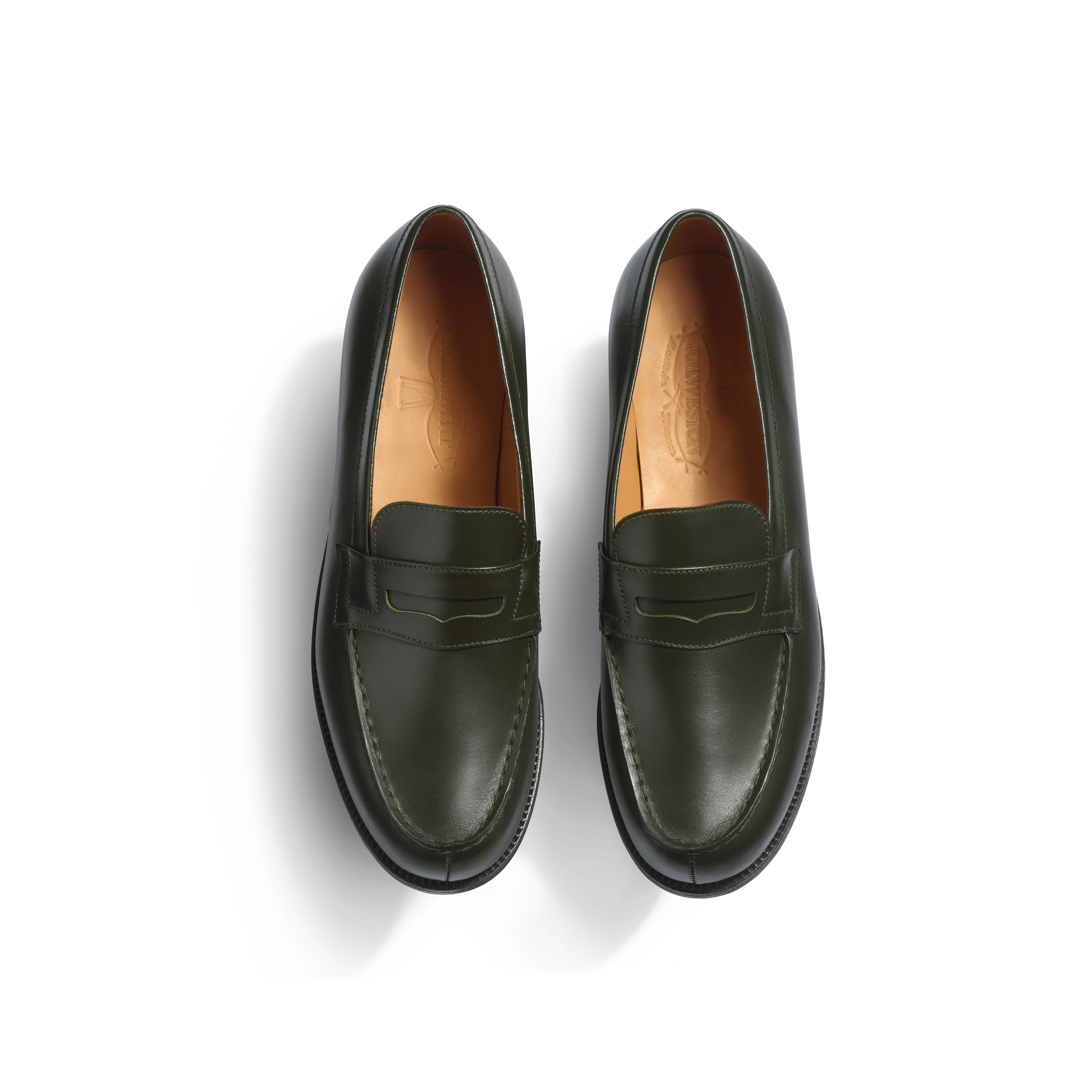 Mocassin top vert femme