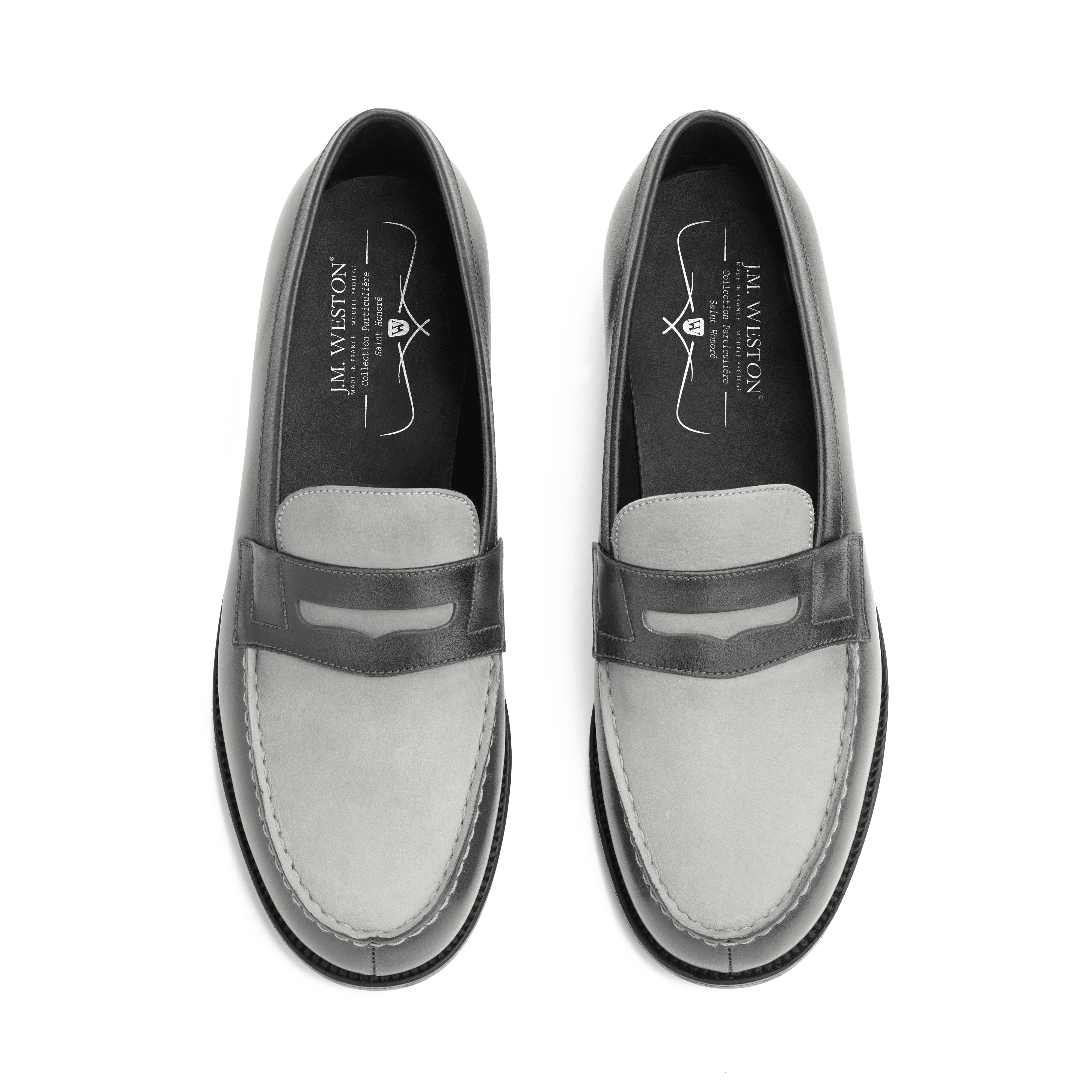 Grey loafers womens sales
