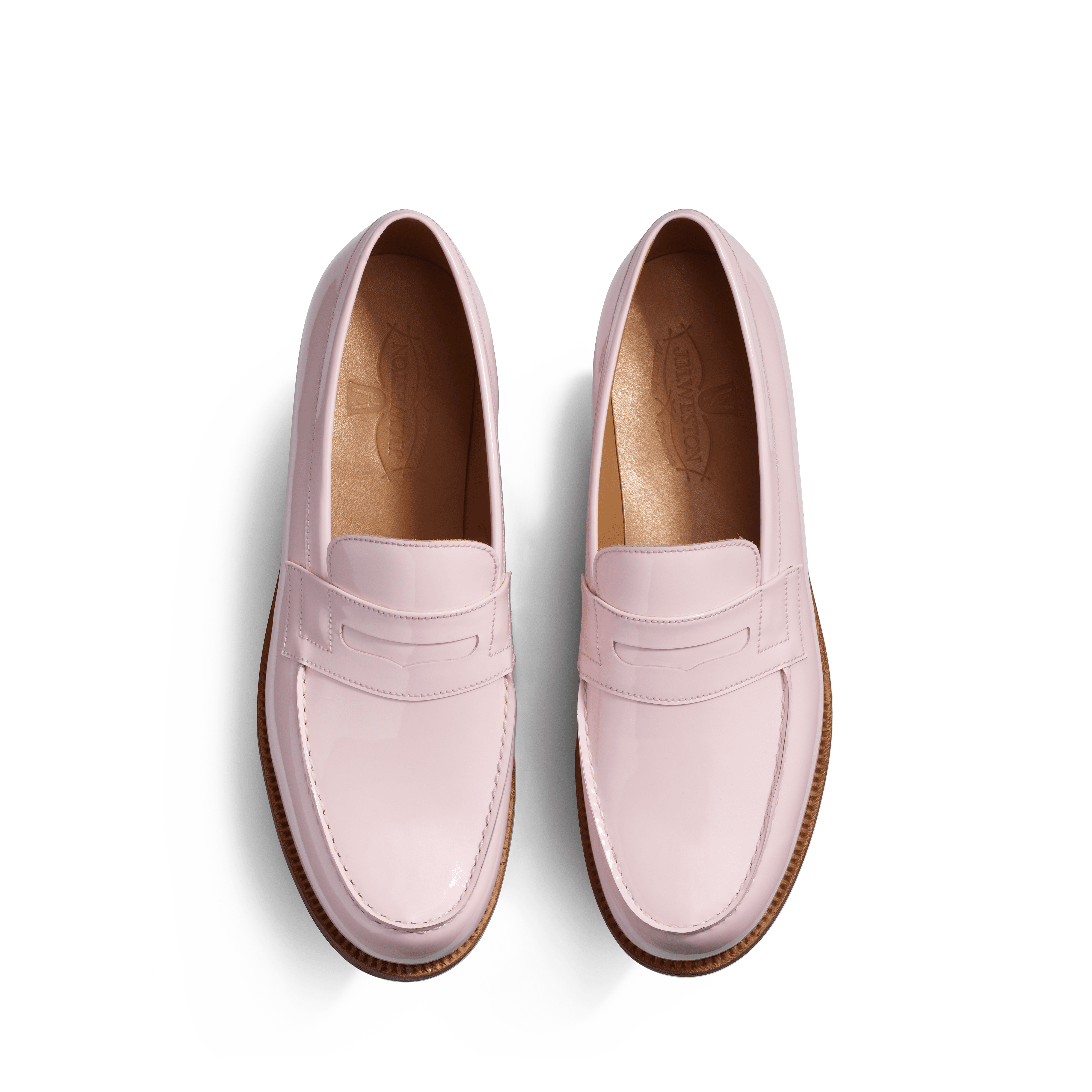 Women's Pink Patent Leather 180 Loafer | J.M. Weston Women's Pink Patent Leather 180 Loafer | J.M. Weston