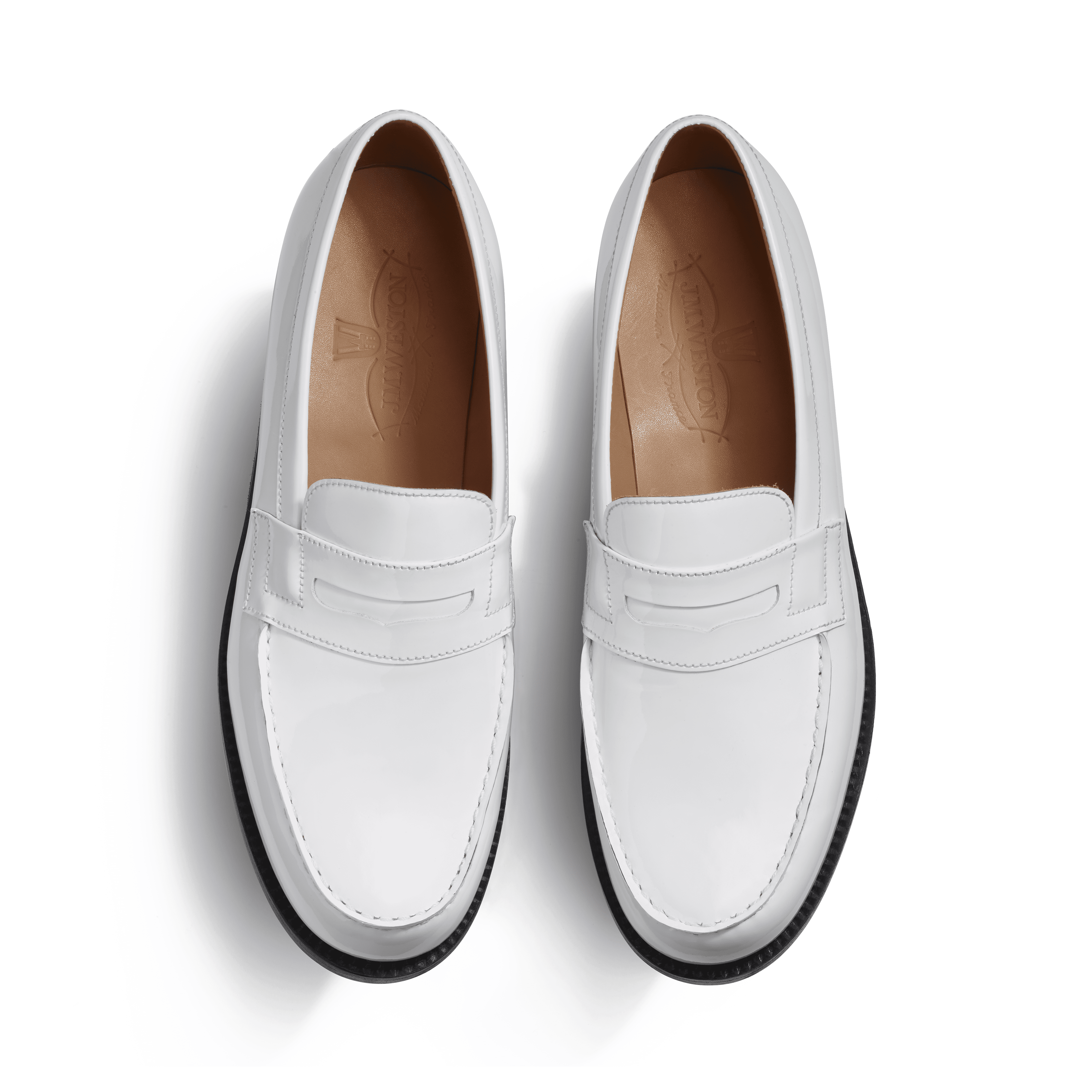 Women's White Patent Leather 180 Loafer | J.M. Weston Women's White Patent Leather 180 Loafer | J.M. Weston