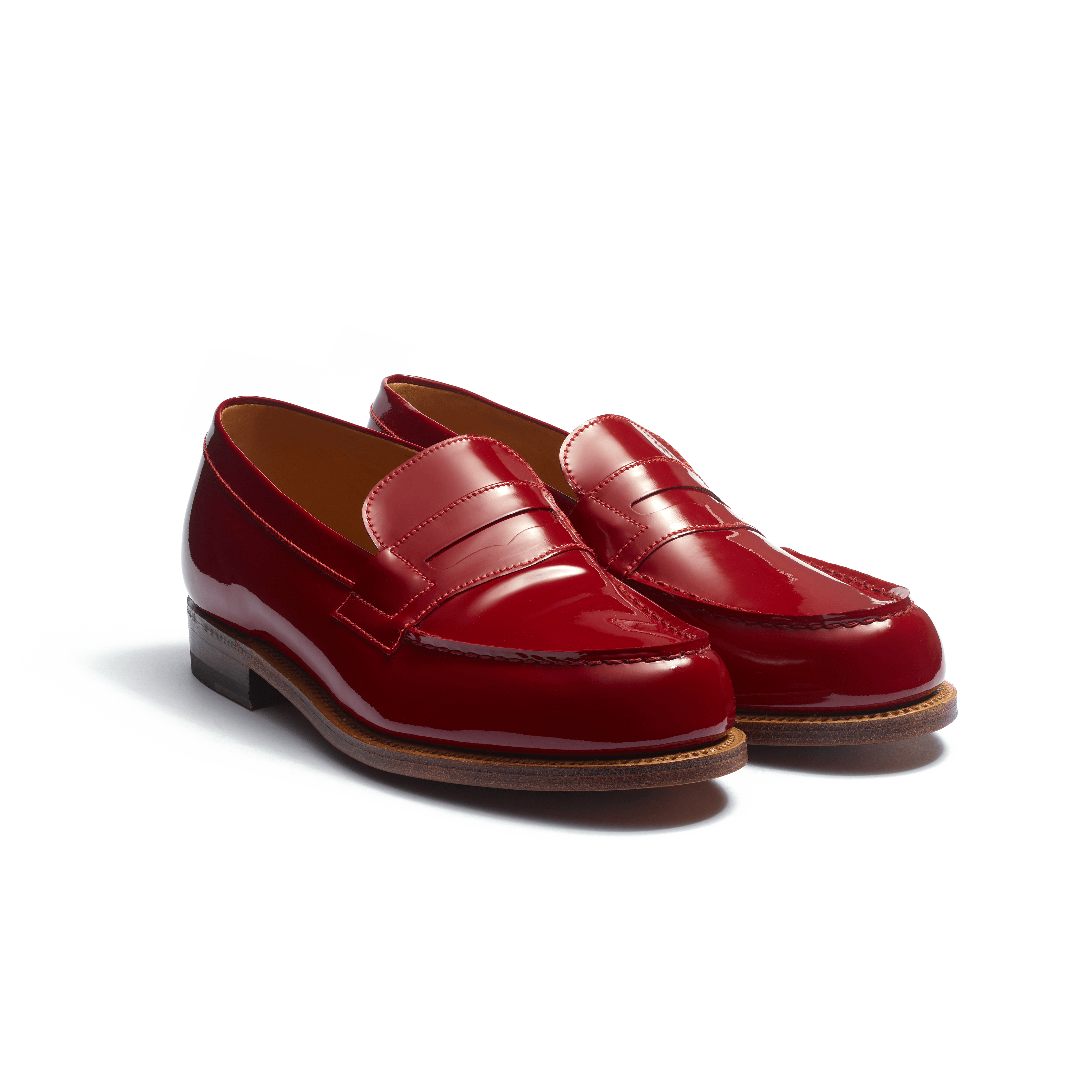 Mocassin rouge discount femme cuir