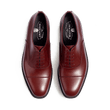 Cap Toe Oxford Shoe[Women Burgundy soft calfskin]