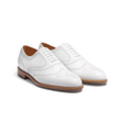Ultra One Cut Cyclist Oxford Shoe With Perforated Tip[Women White soft calfskin]