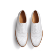 Ultra One Cut Cyclist Oxford Shoe With Perforated Tip[Women White soft calfskin]