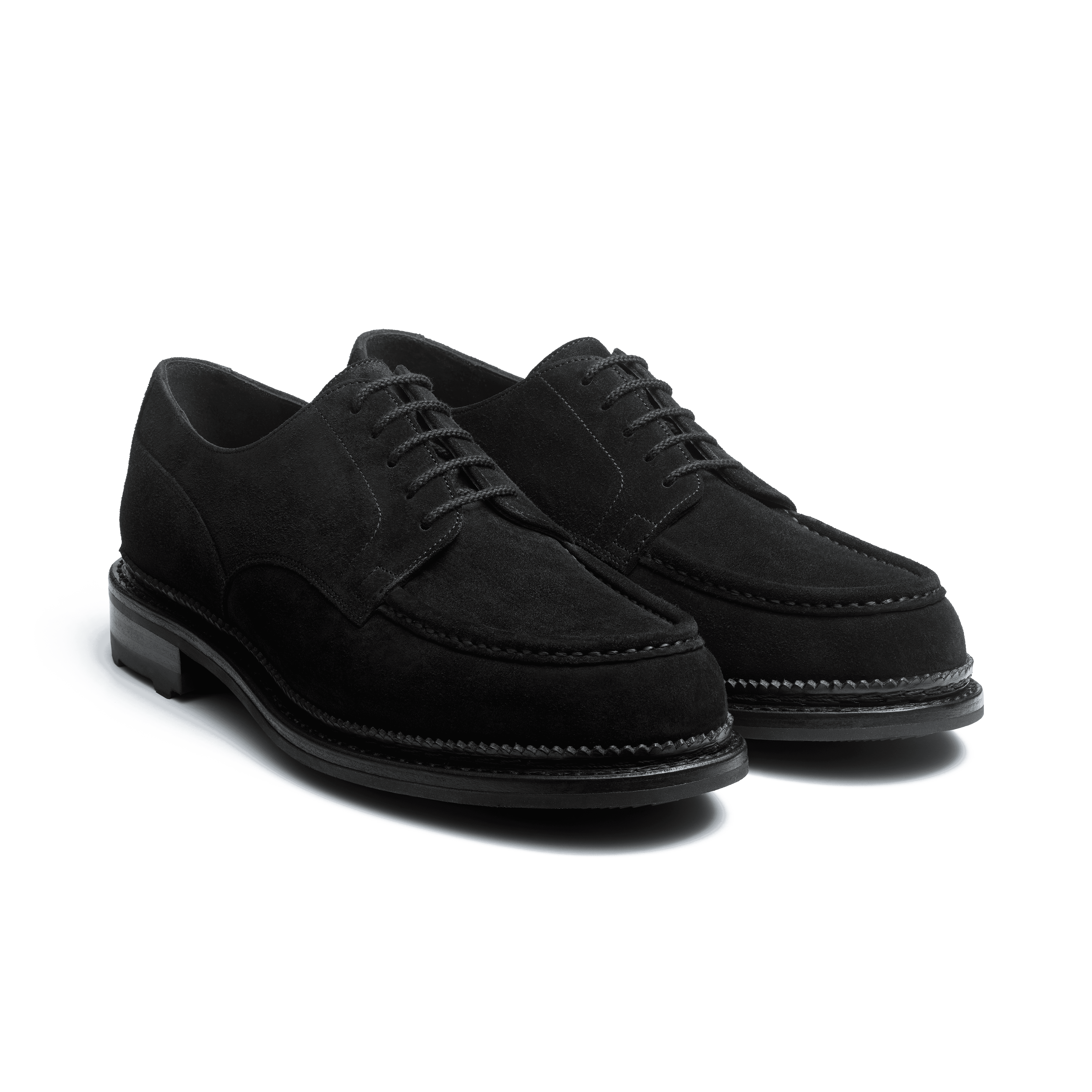 Men's Black Suede Eugène Golf Derby | J.M. Weston Men's Black Suede Eugène Golf Derby | J.M. Weston